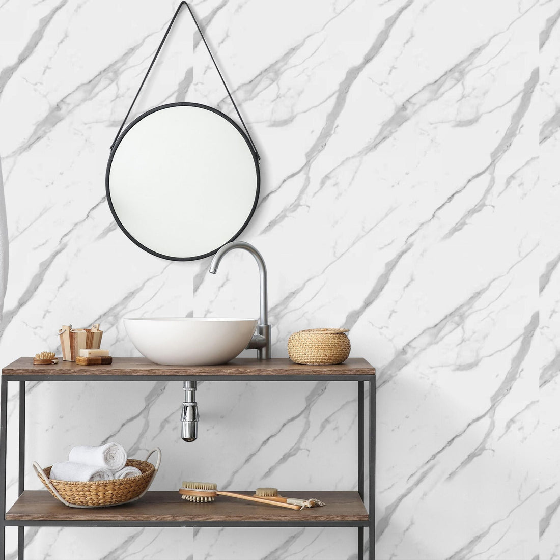 Faux Marble Wall Panels