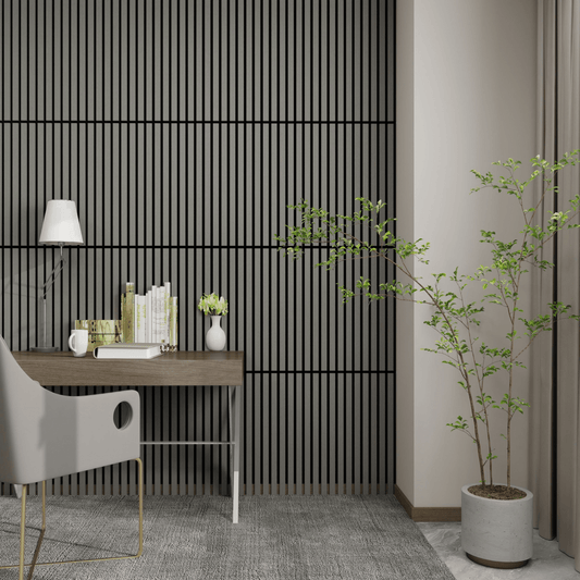 dundee deco acoustic panels used in biophilic design room