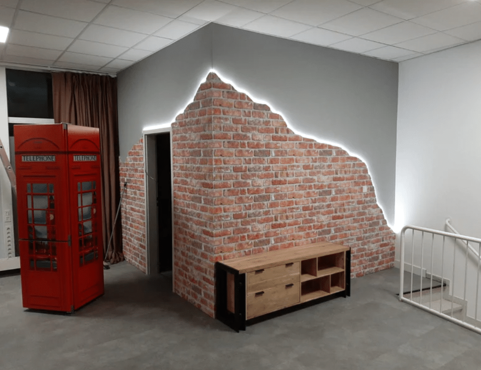 Urban Chic: Industrial 3D Wall Panels in Loft Spaces