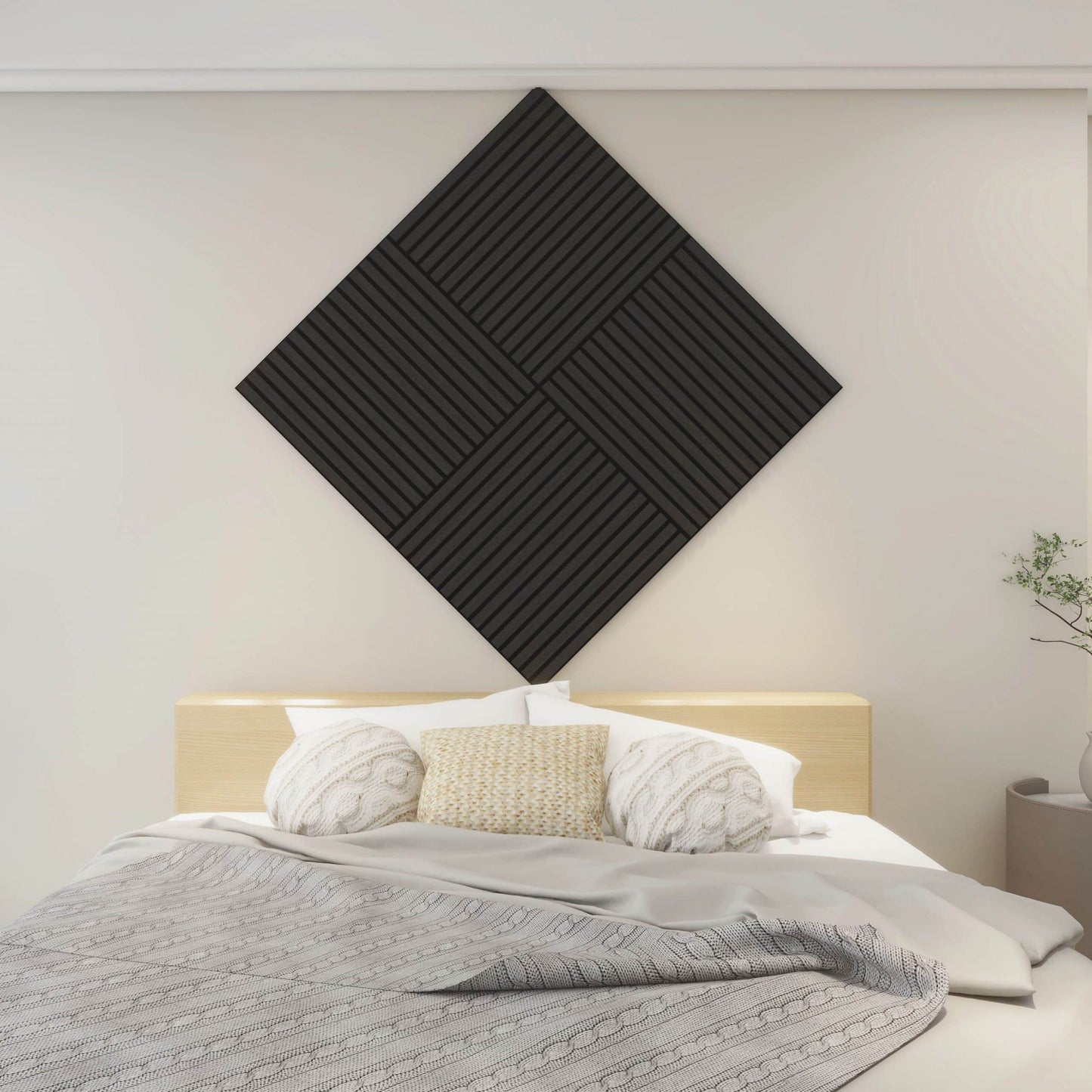 Acoustic panels Wood in Dark Brown