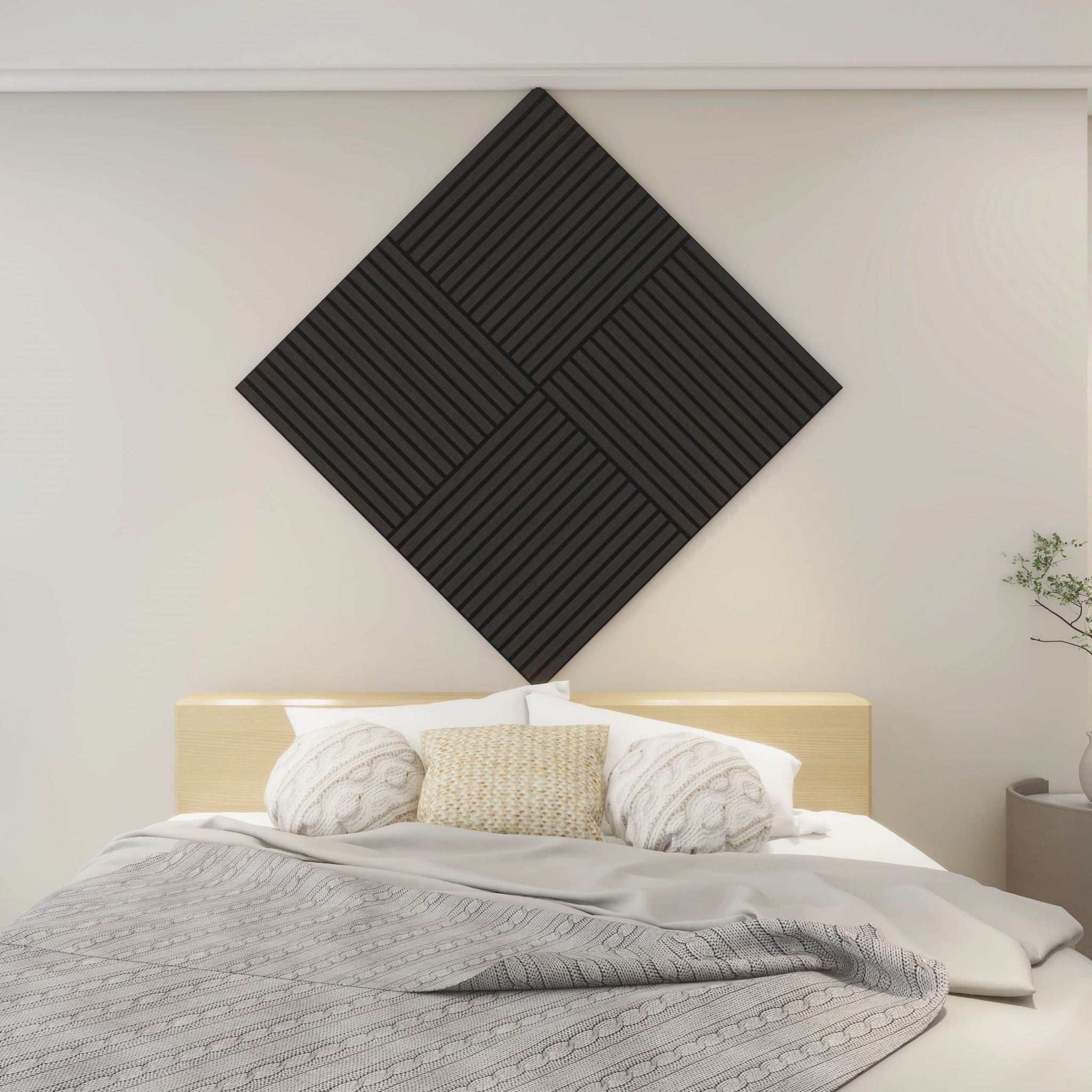 Acoustic panels Wood in Dark Brown