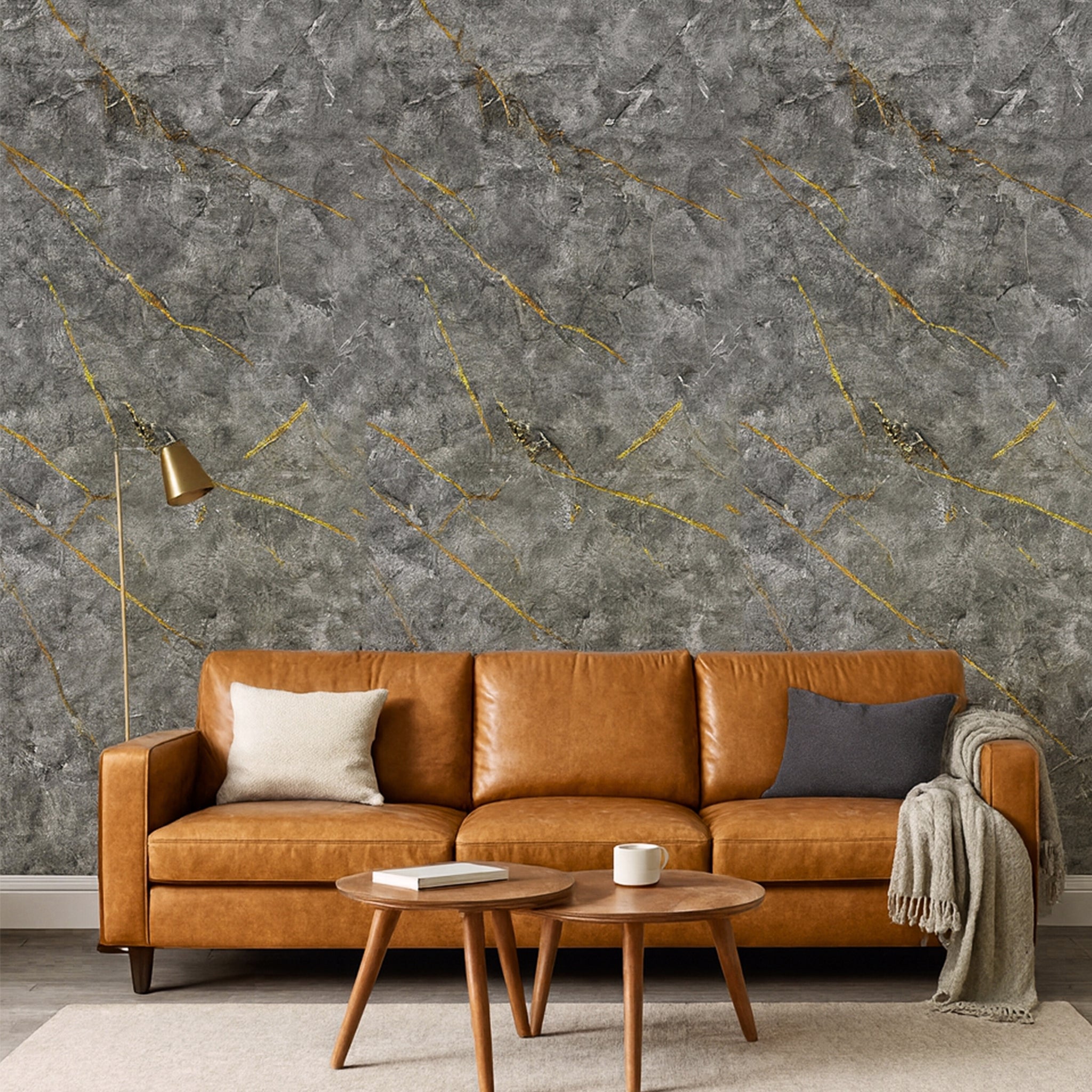 UV Marble Full Size Wall Panels 4ft x 9ft, High Gloss Panels - Backsplash, Bathroom, Accent Walls - Grey, Gold Veins