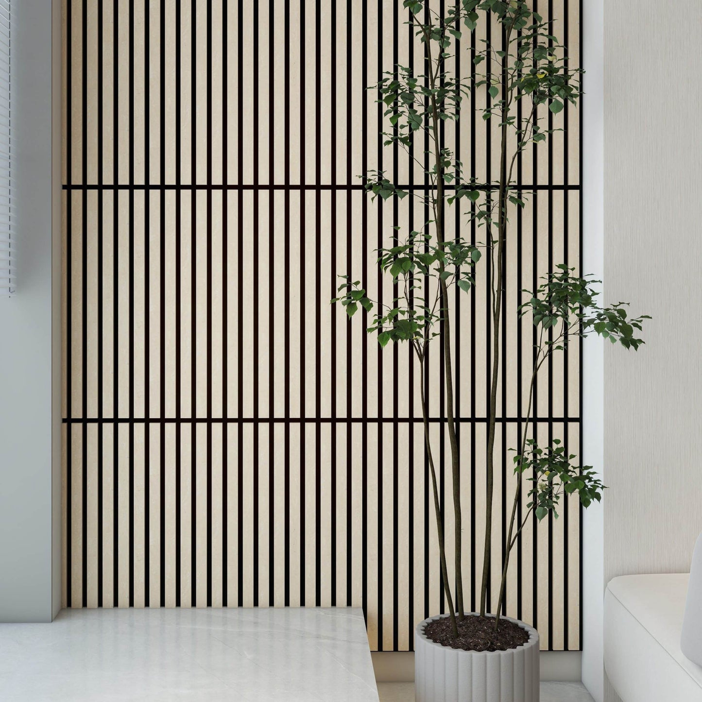 Acoustic panels Wood in Light Brown|Beige