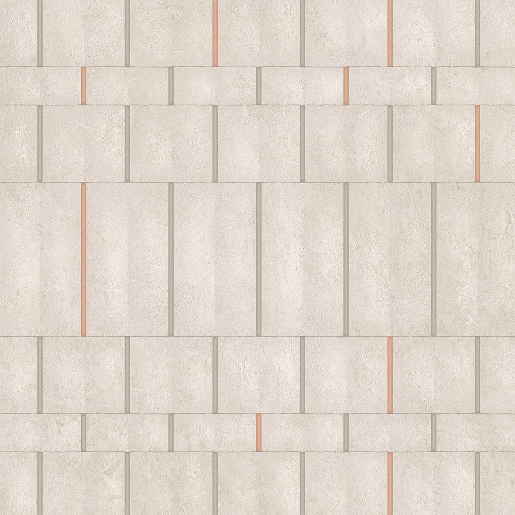 Textured Wallpaper Geometric in Sepia