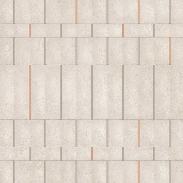 Textured Wallpaper Geometric in Sepia