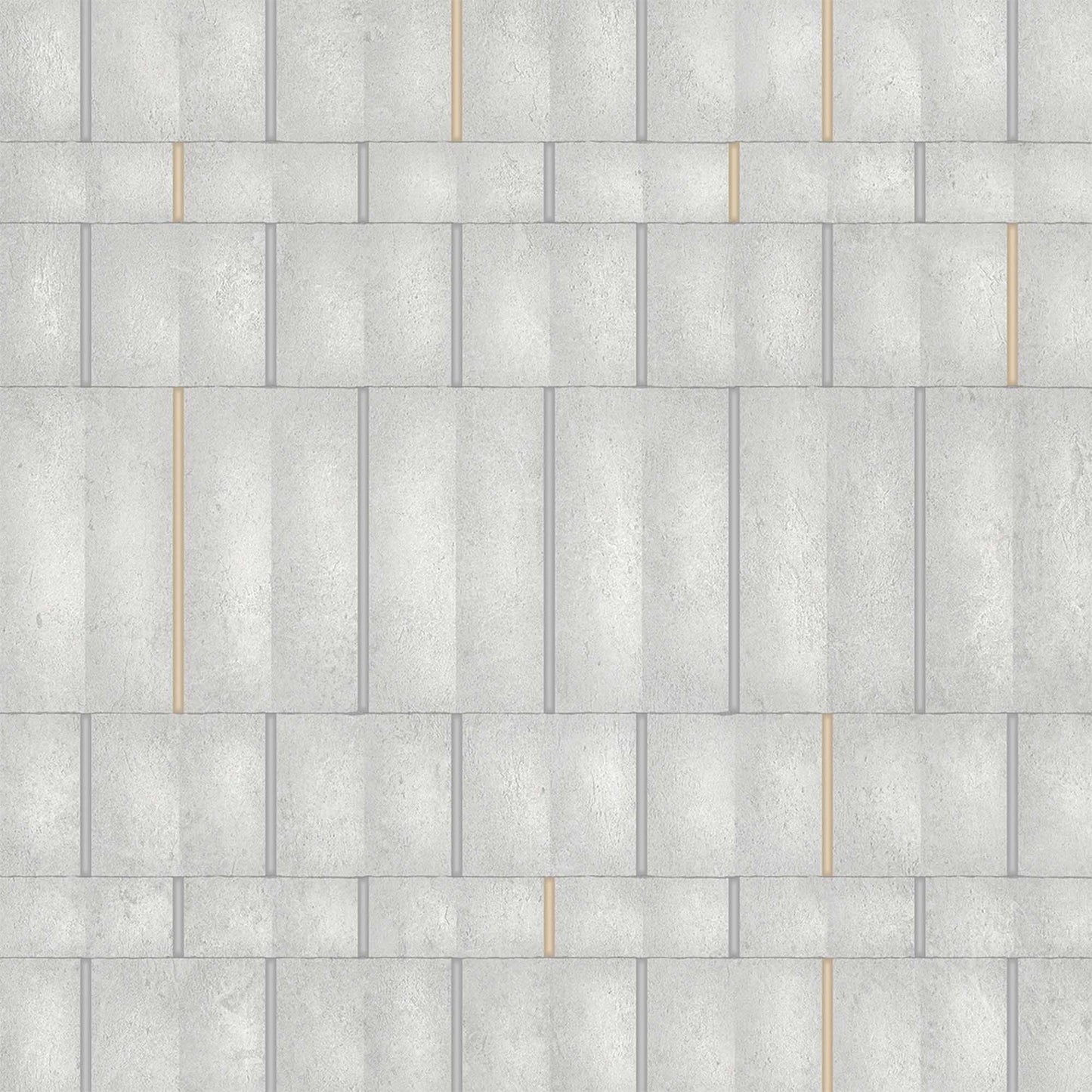 Textured Wallpaper Geometric in Grey