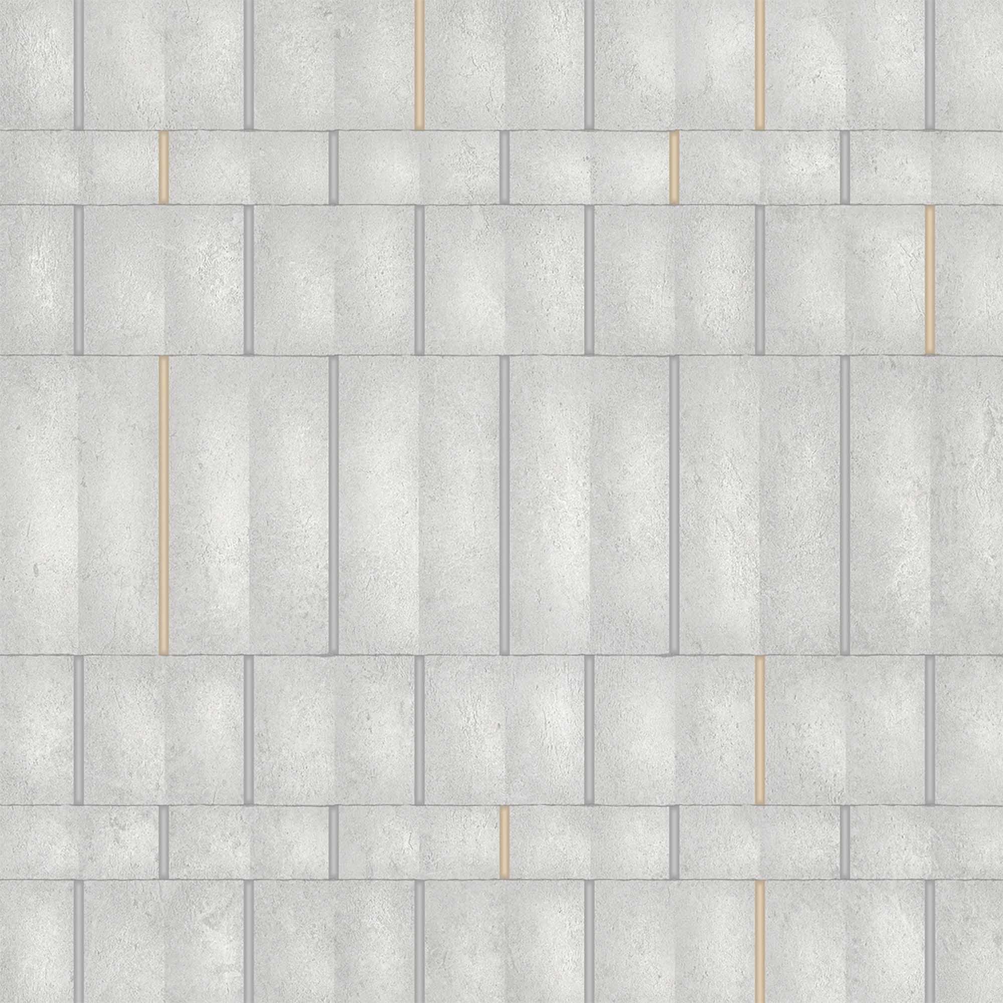 Textured Wallpaper Geometric in Grey