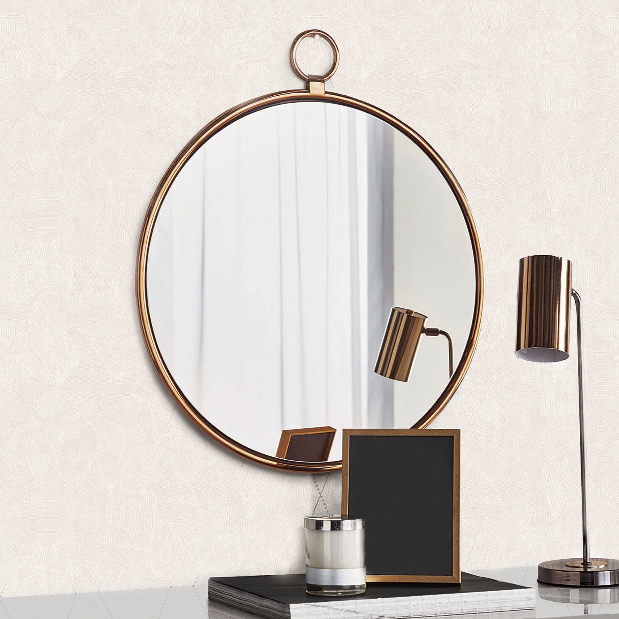 Textured Wallpaper Abstract in Ivory