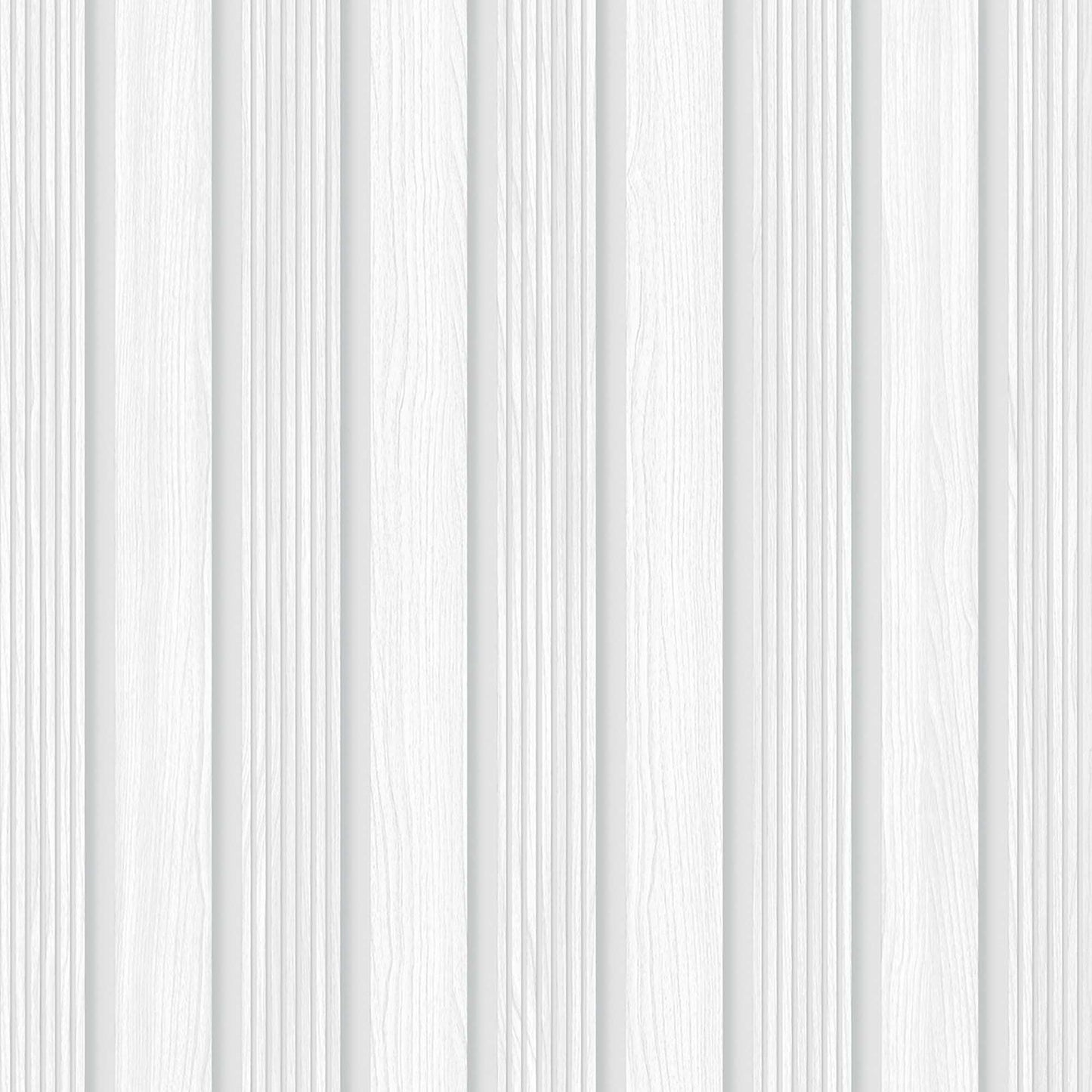 Textured Wallpaper Wood in White