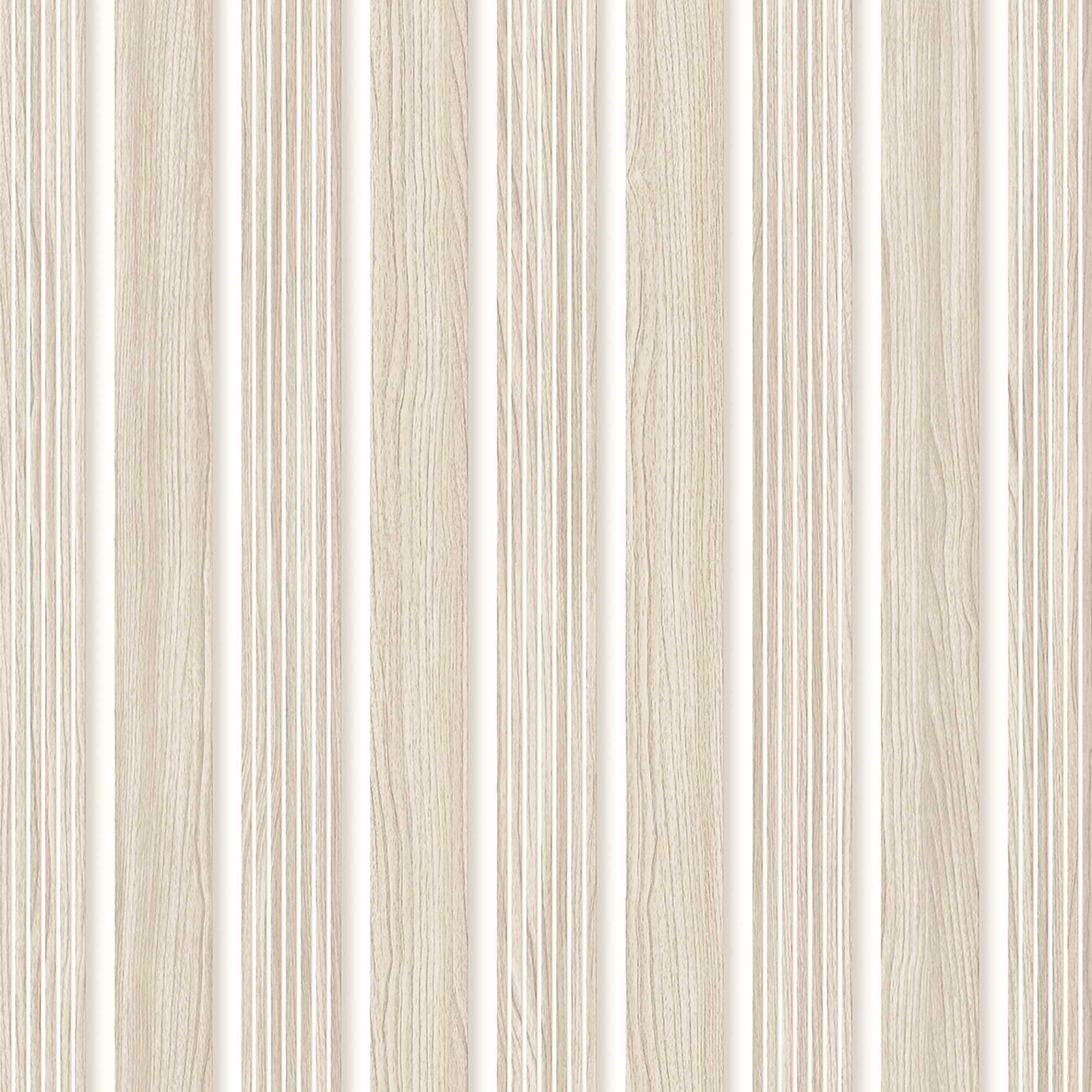 Textured Wallpaper Wood in Beige