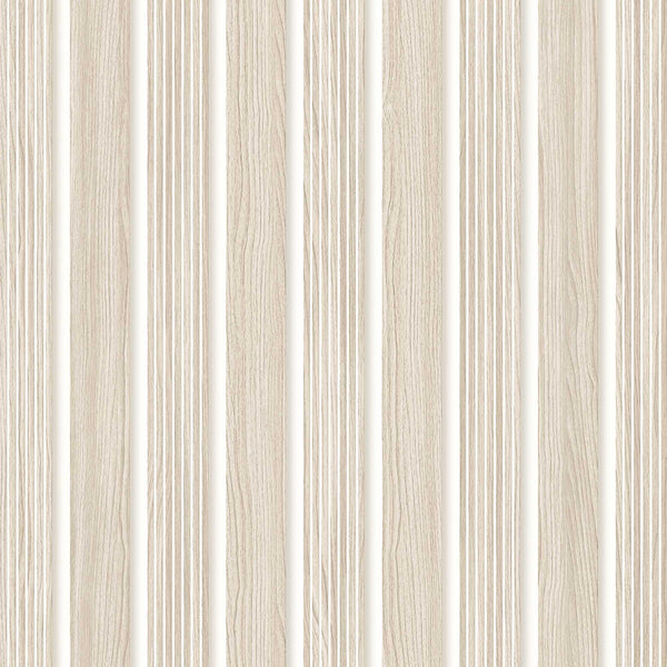 Textured Wallpaper Wood in Beige