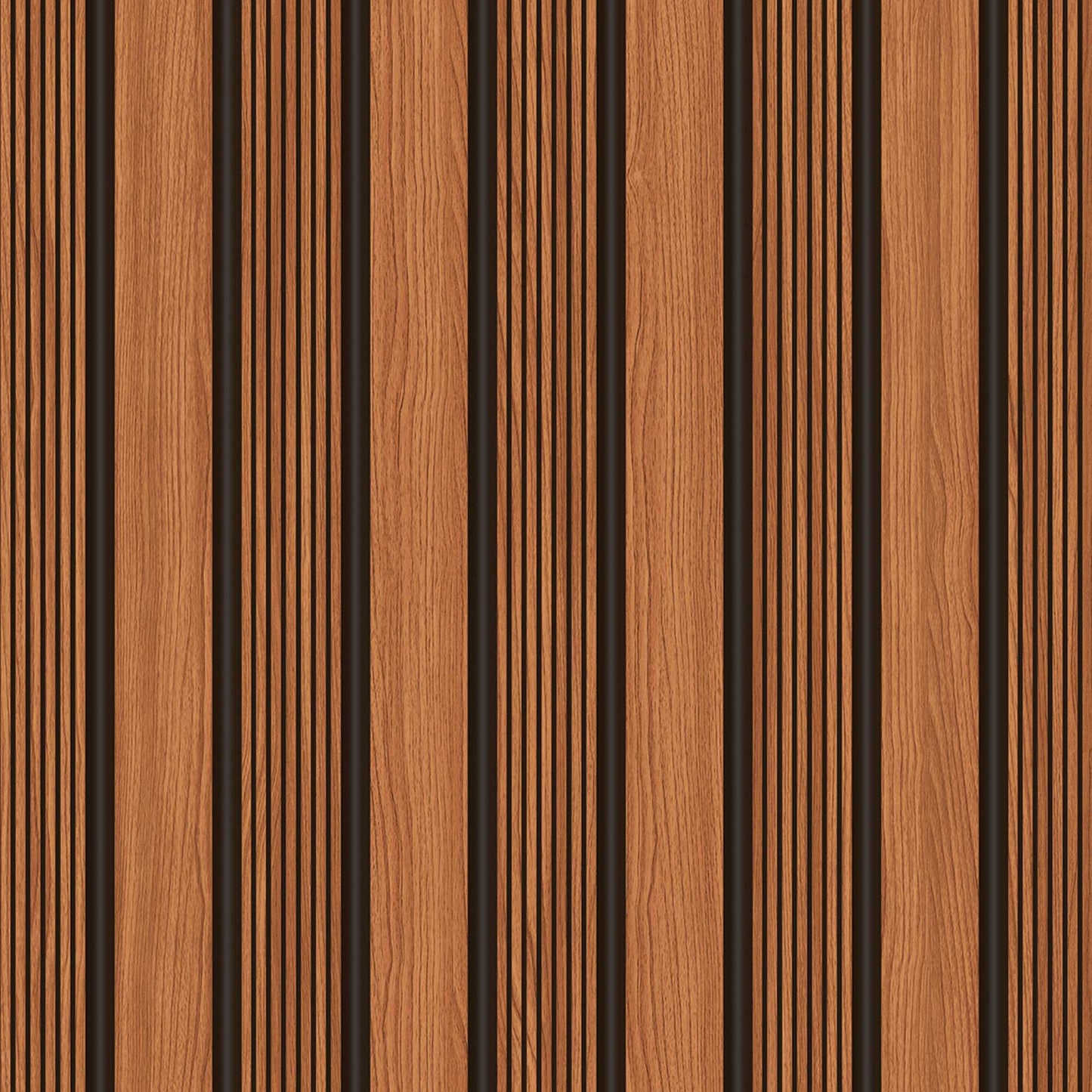 Textured Wallpaper Wood in Orange|Brown