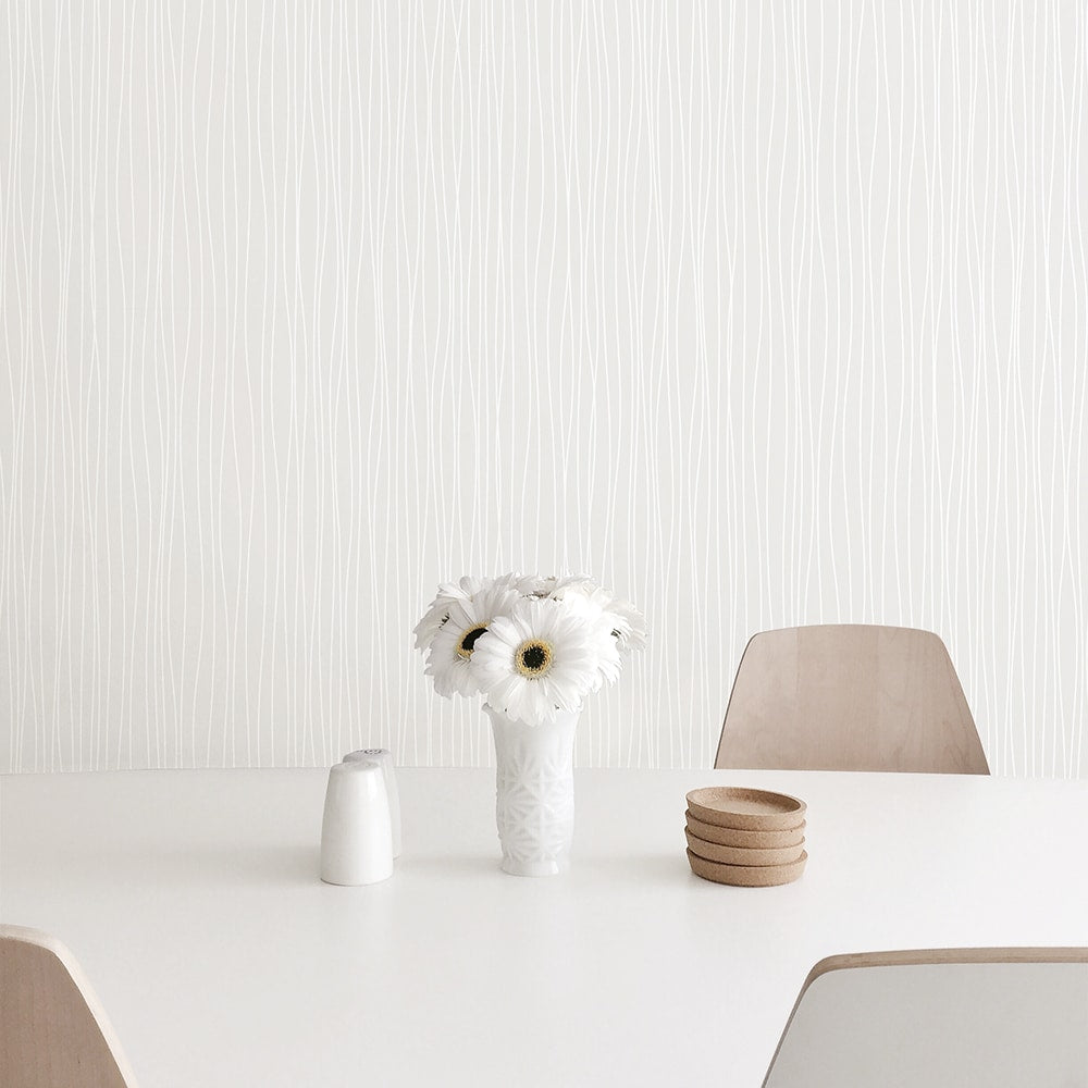 Textured Wallpaper Abstract|Fabric in Grey