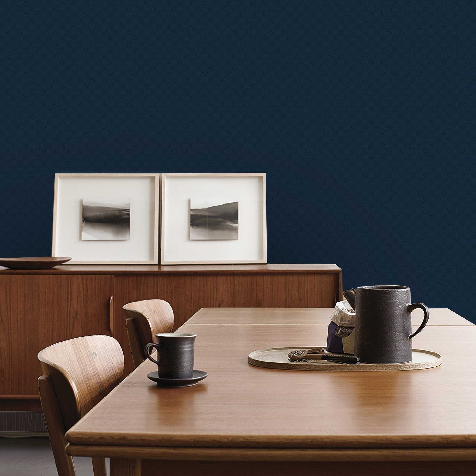 Textured Wallpaper Geometric|Abstract in Blue