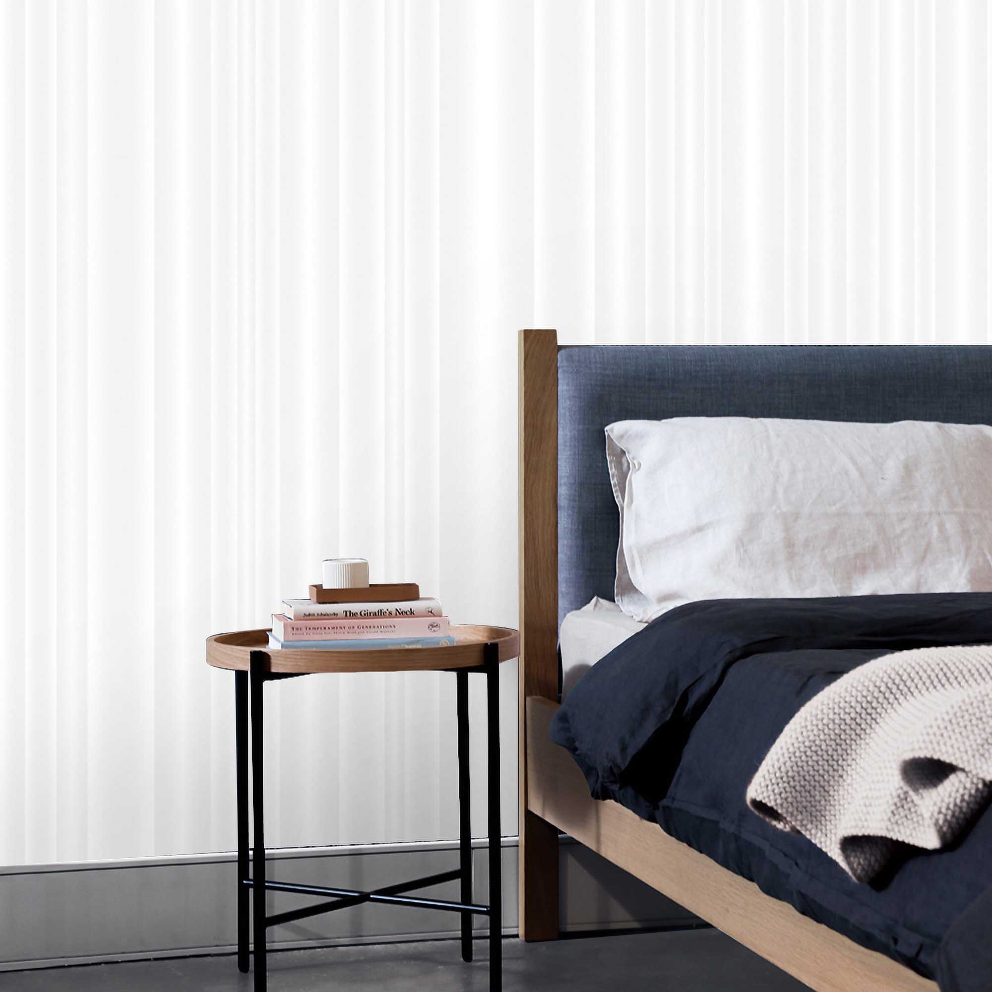 Textured Wallpaper Stripes in White