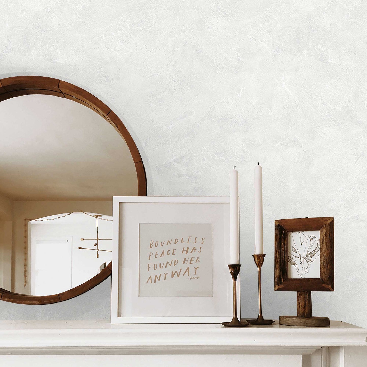 Textured Wallpaper Plastered|Grunge|Abstract in White