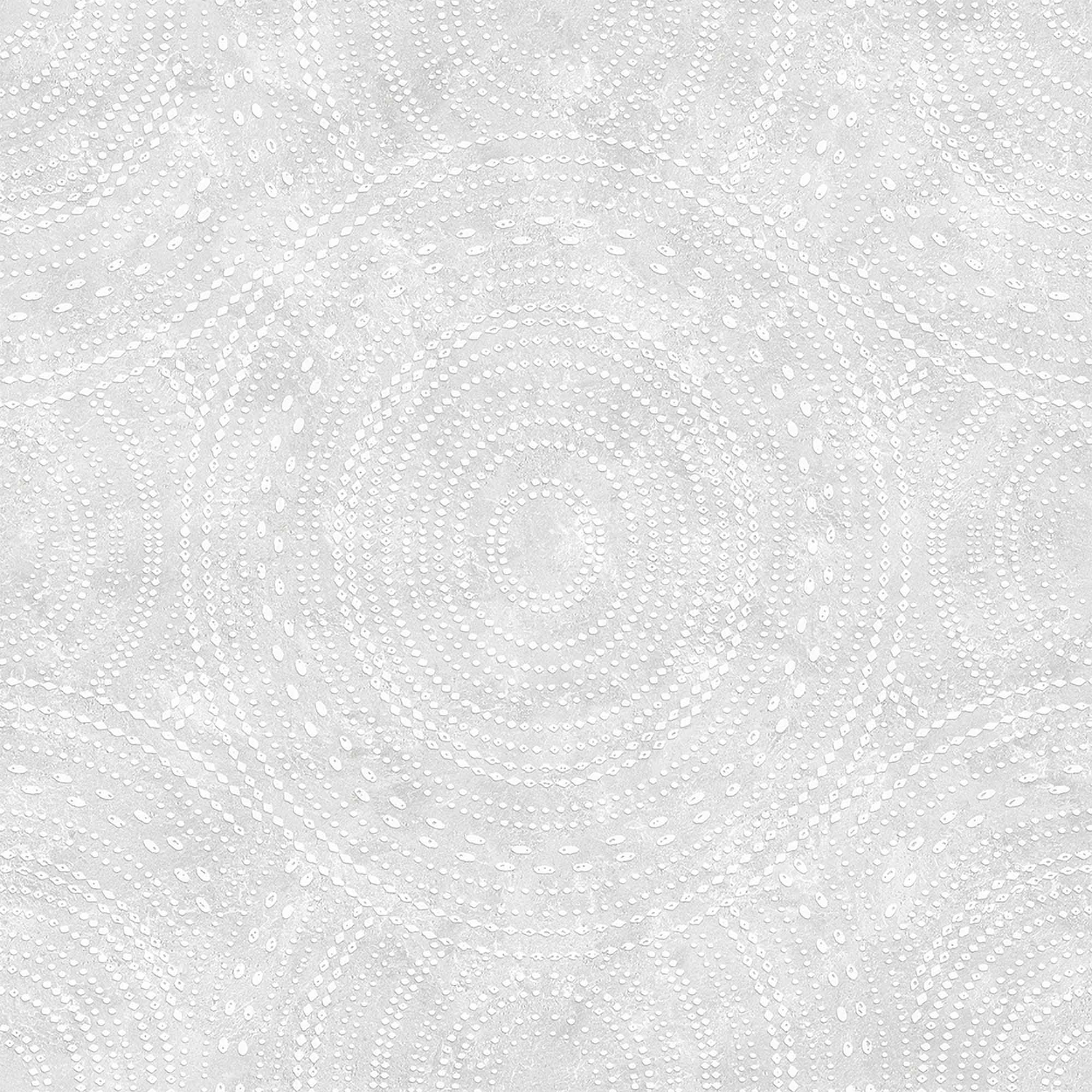 Textured Wallpaper Geometric|Fabric in Light Grey