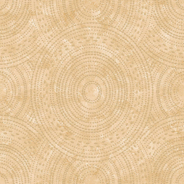 Textured Wallpaper Geometric|Fabric in Peach|Sepia
