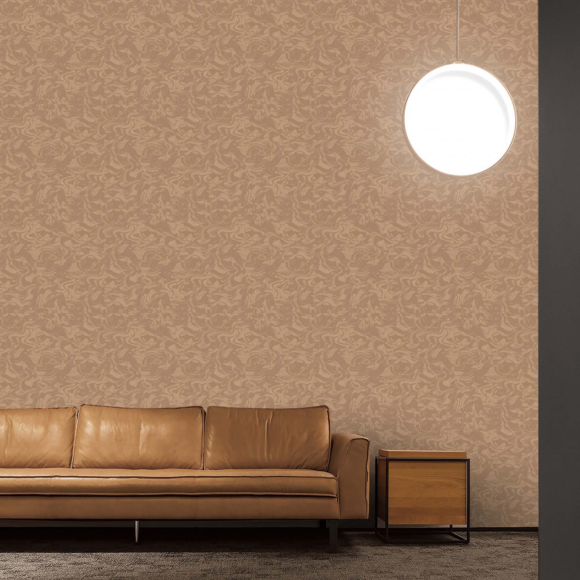 Textured Wallpaper Plastered|Grunge|Abstract in Brown