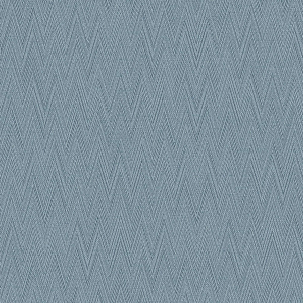Textured Wallpaper Ikat|Chevron|Rustic in Blue