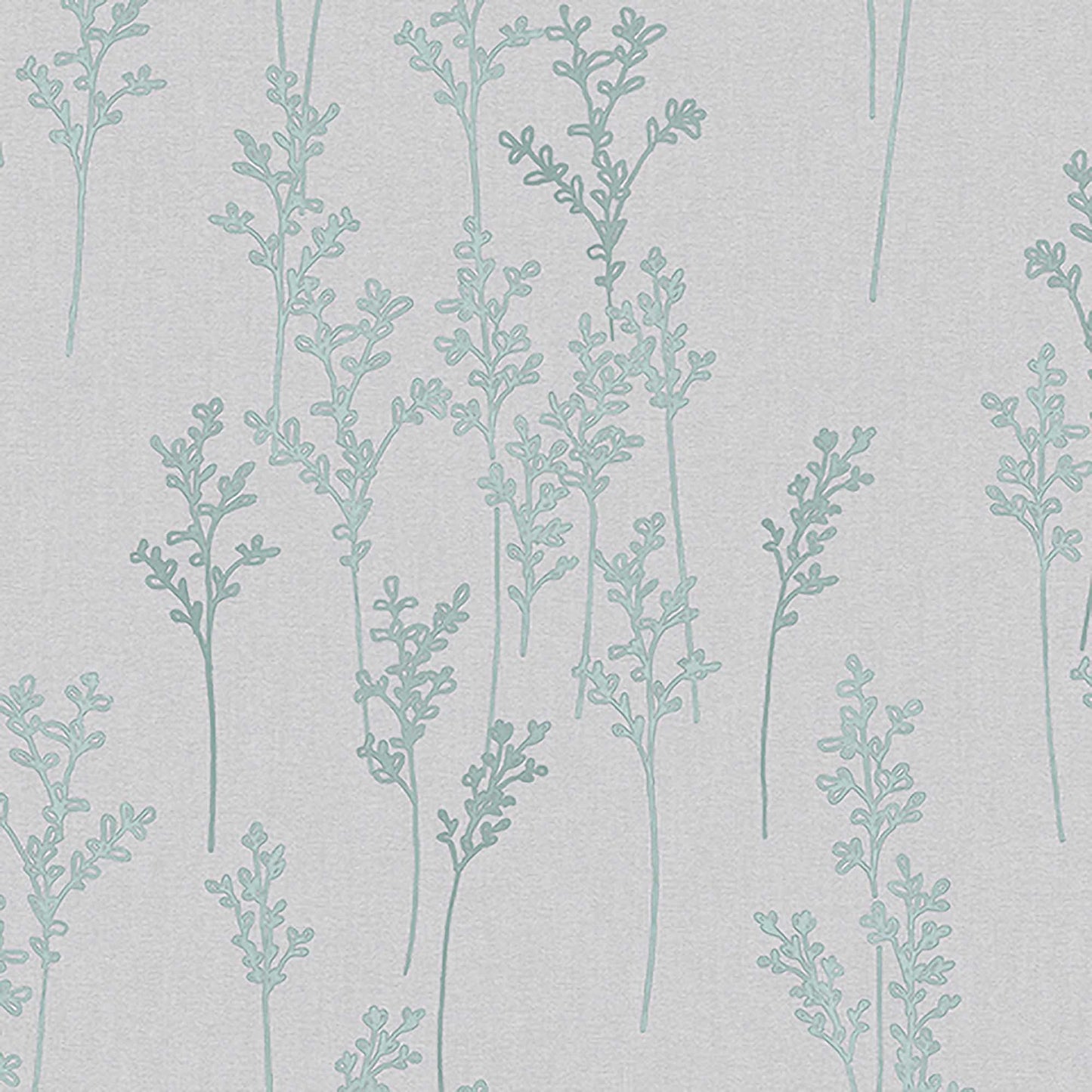 Textured Wallpaper Floral in Grey|Green