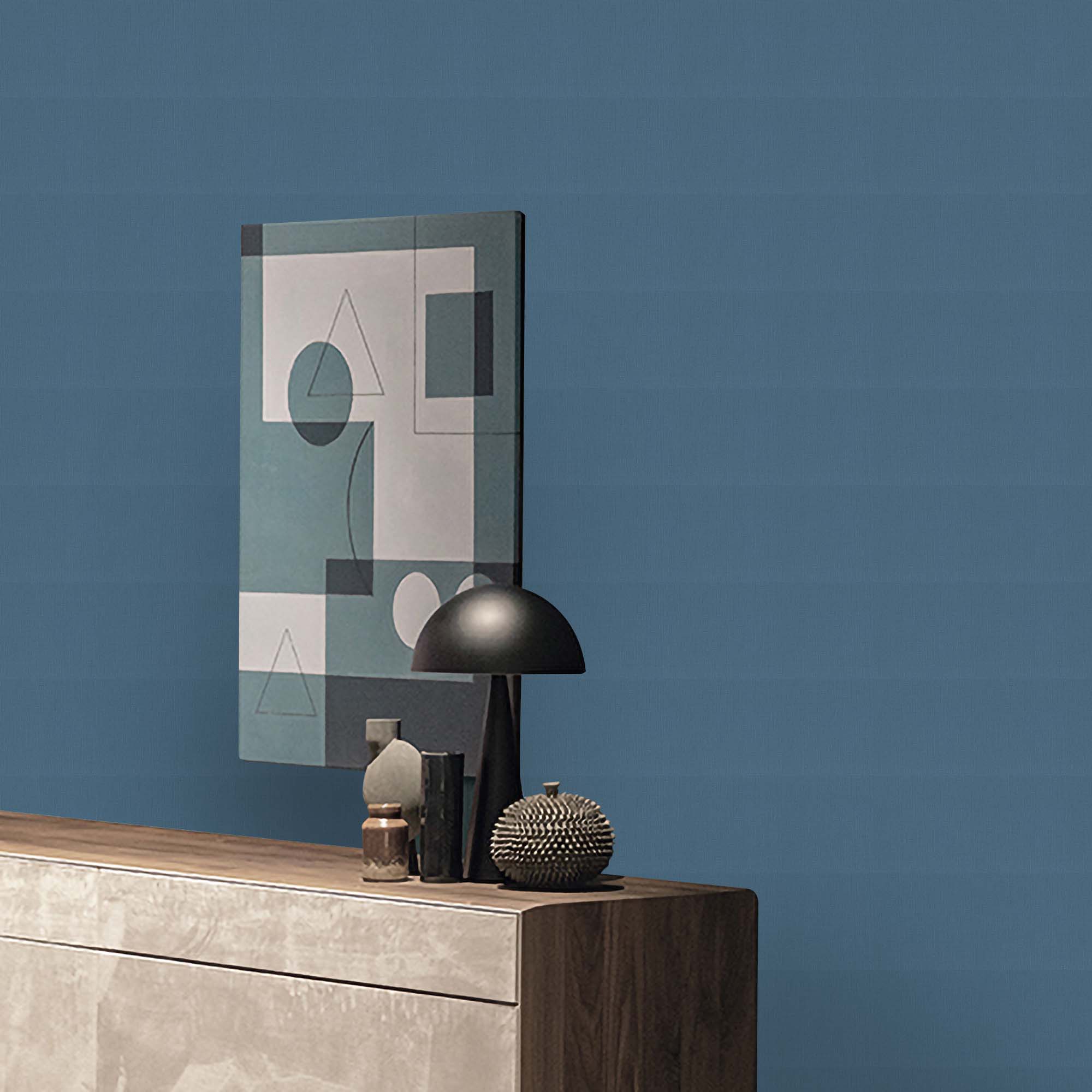 Textured Wallpaper Fabric in Aegean|Blue