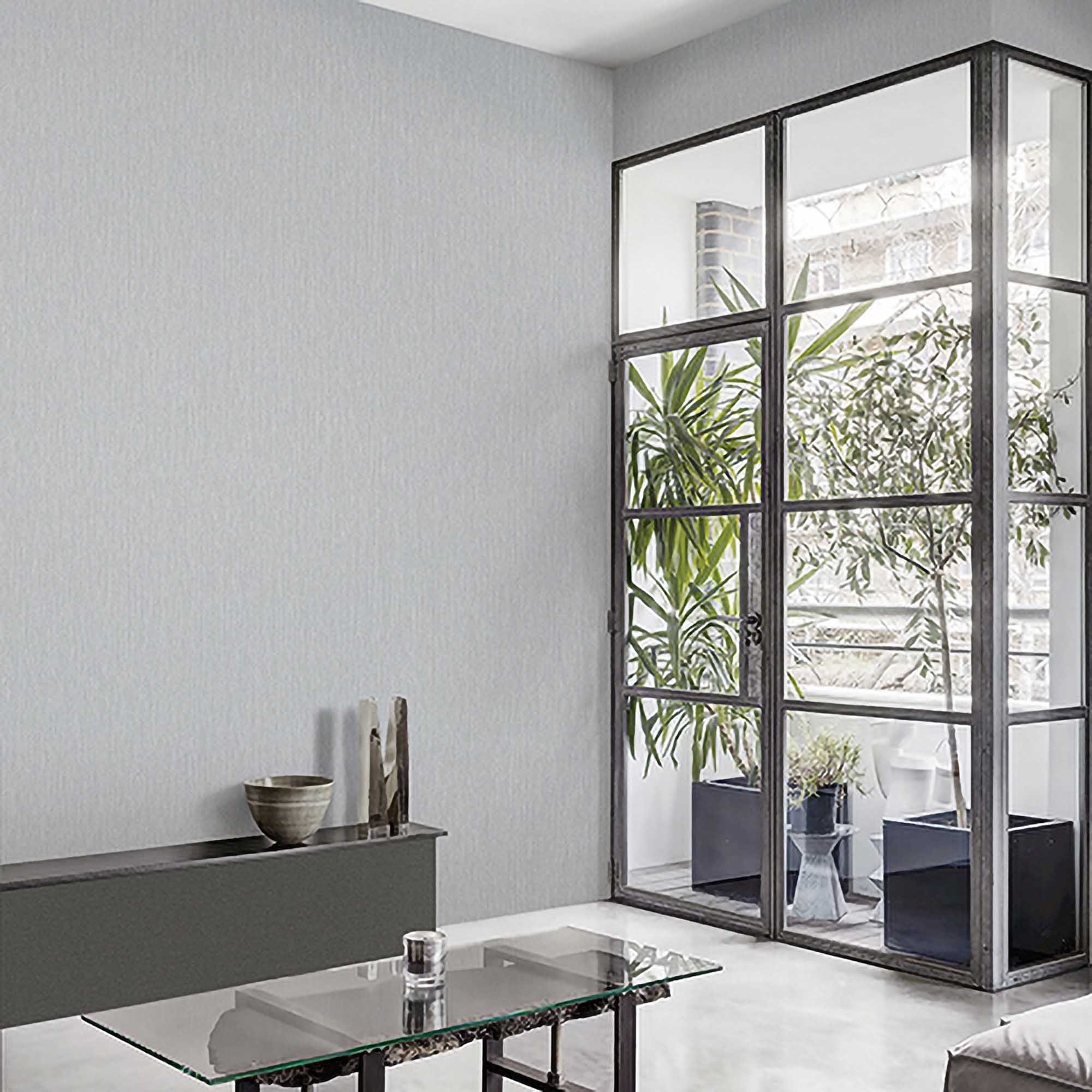 Textured Wallpaper Fabric in Grey