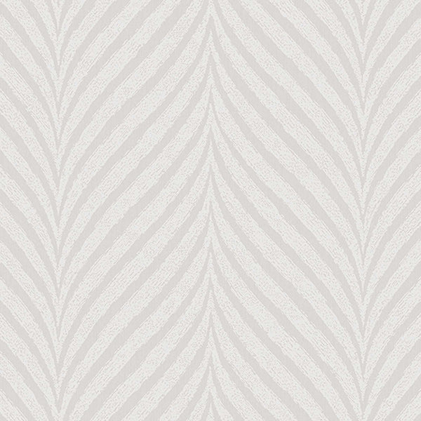 Textured Wallpaper Chevron in Light Grey