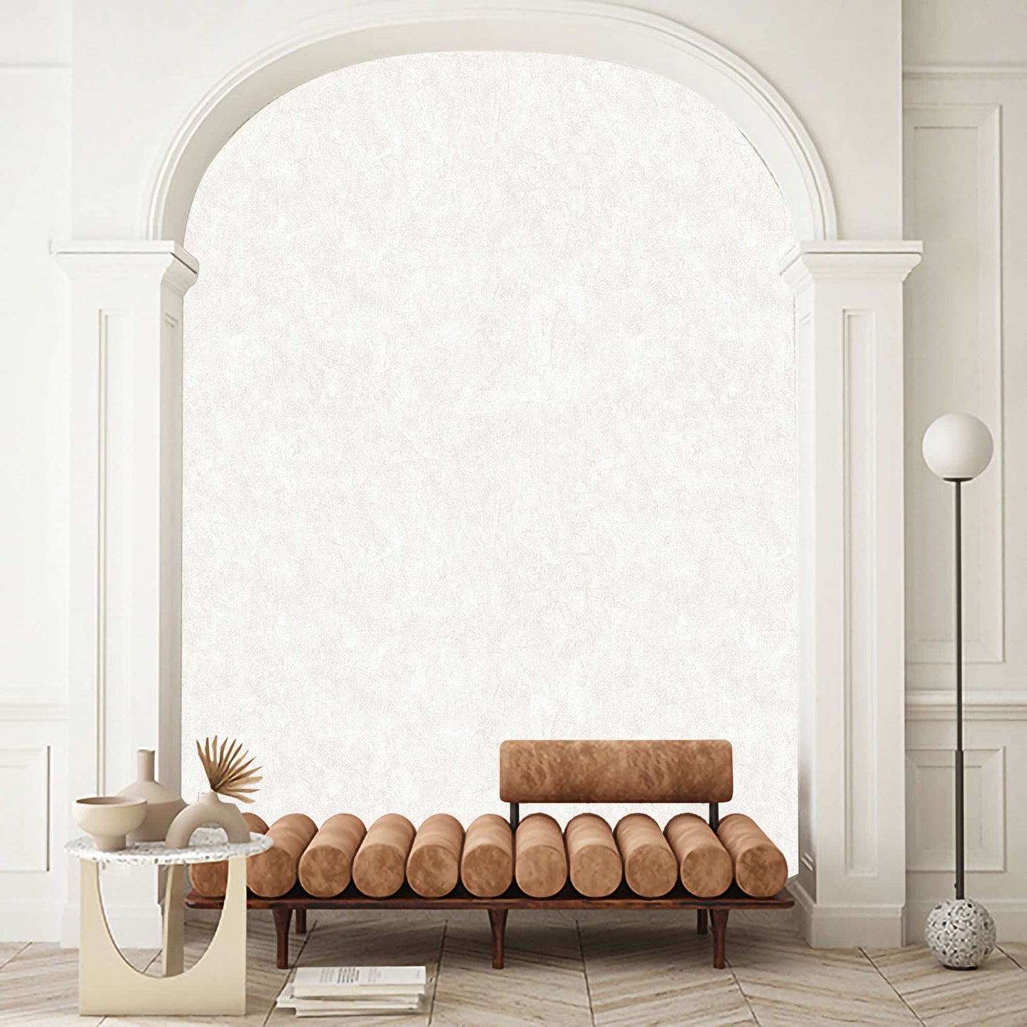 Textured Wallpaper Abstract|Plastered|Grunge in White