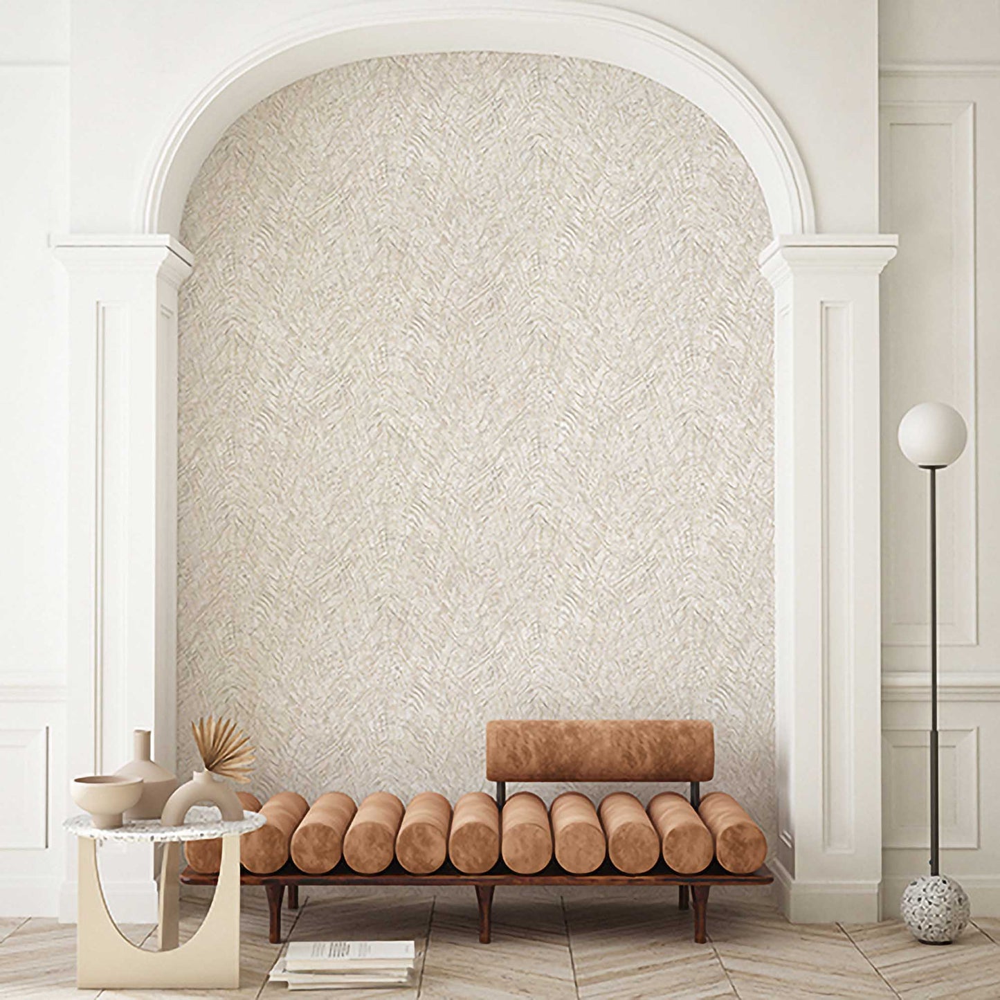 Textured Wallpaper Abstract|Plastered|Grunge in Grey