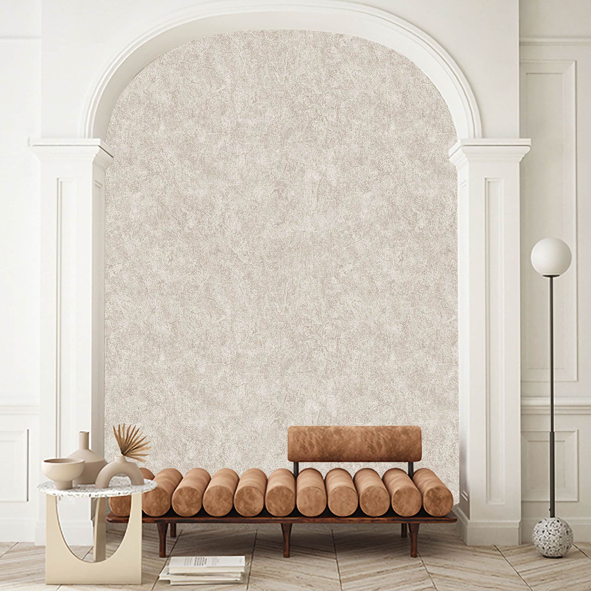 Textured Wallpaper Abstract|Plastered|Grunge in Brown