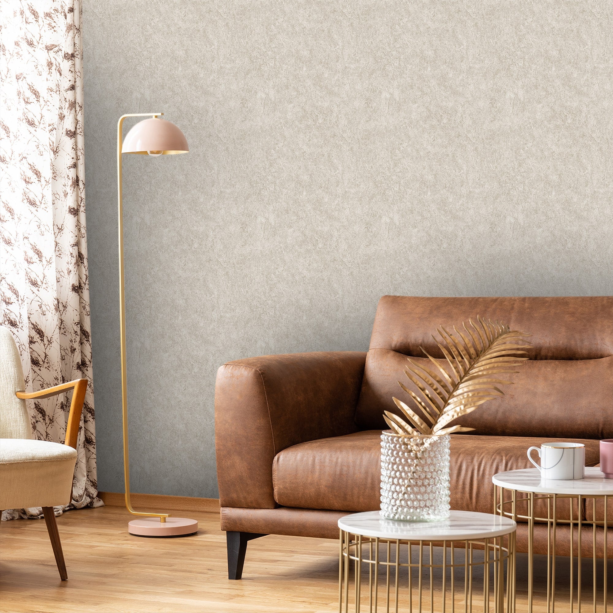 Textured Wallpaper Abstract|Plastered|Grunge in Brown