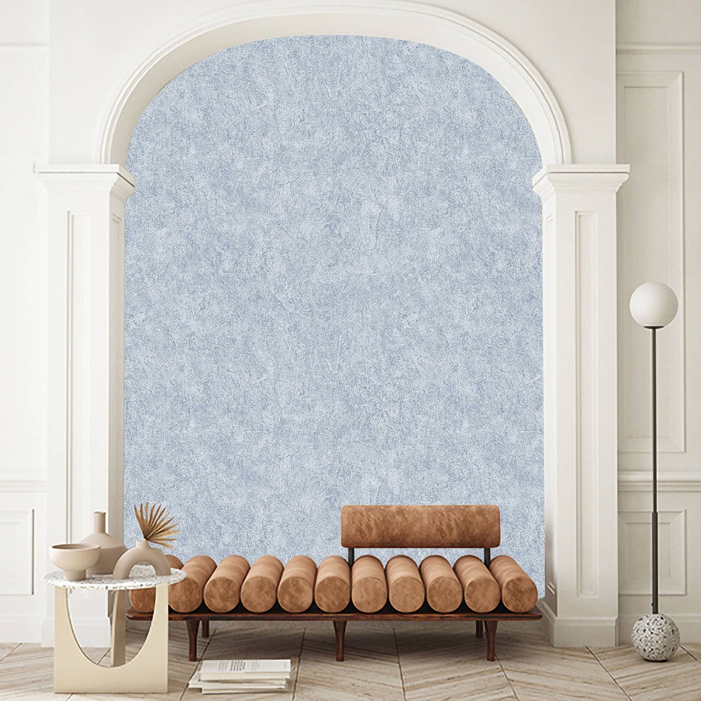 Textured Wallpaper Abstract|Plastered|Grunge in Blue