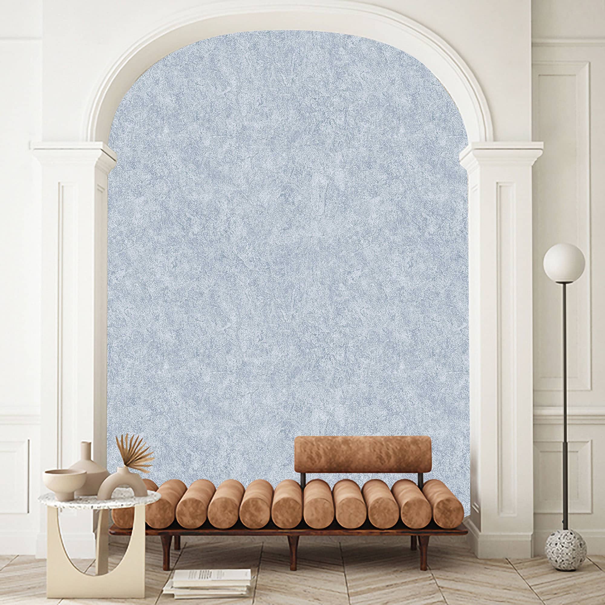 Textured Wallpaper Abstract|Plastered|Grunge in Blue