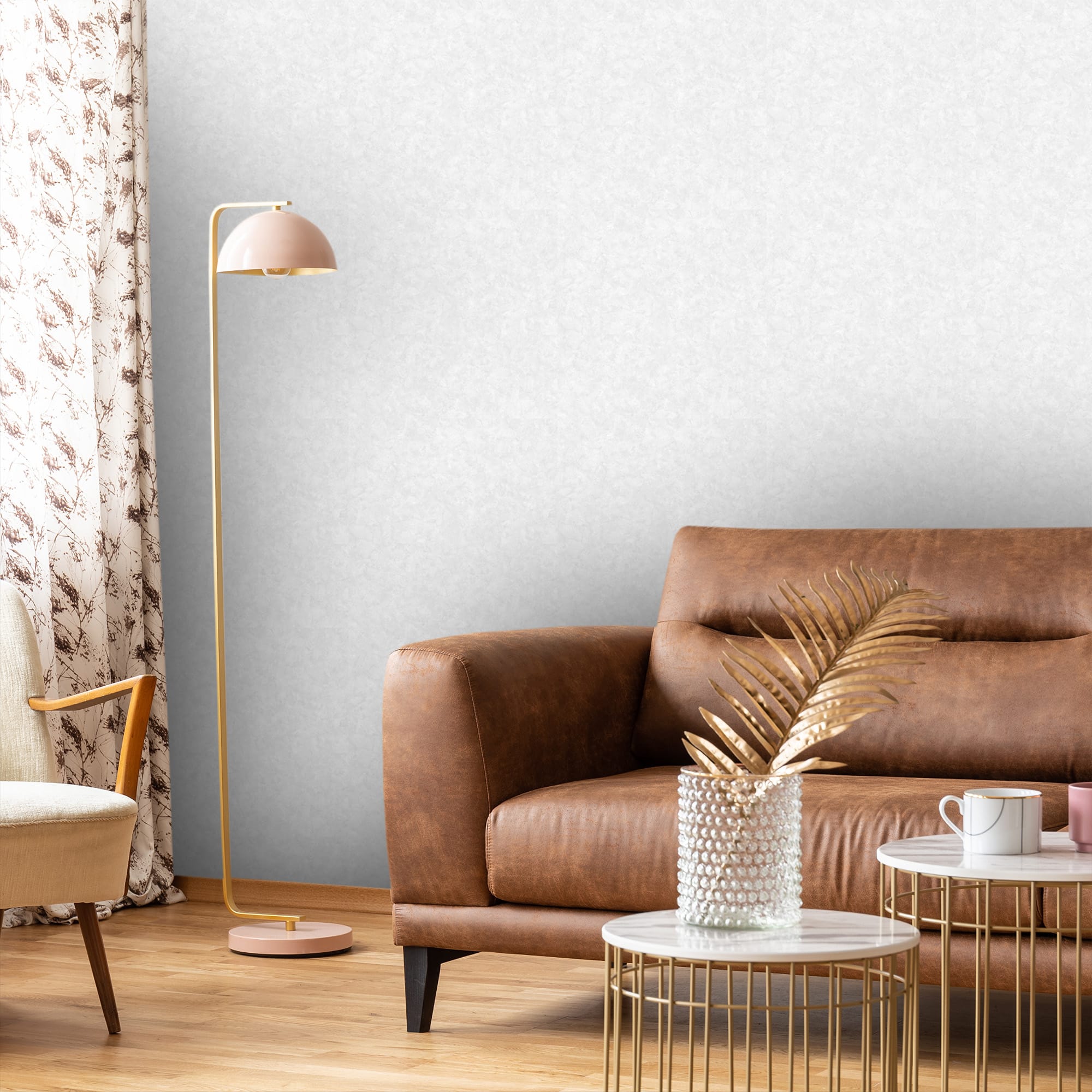 Textured Wallpaper Abstract|Plastered|Grunge in Light Grey