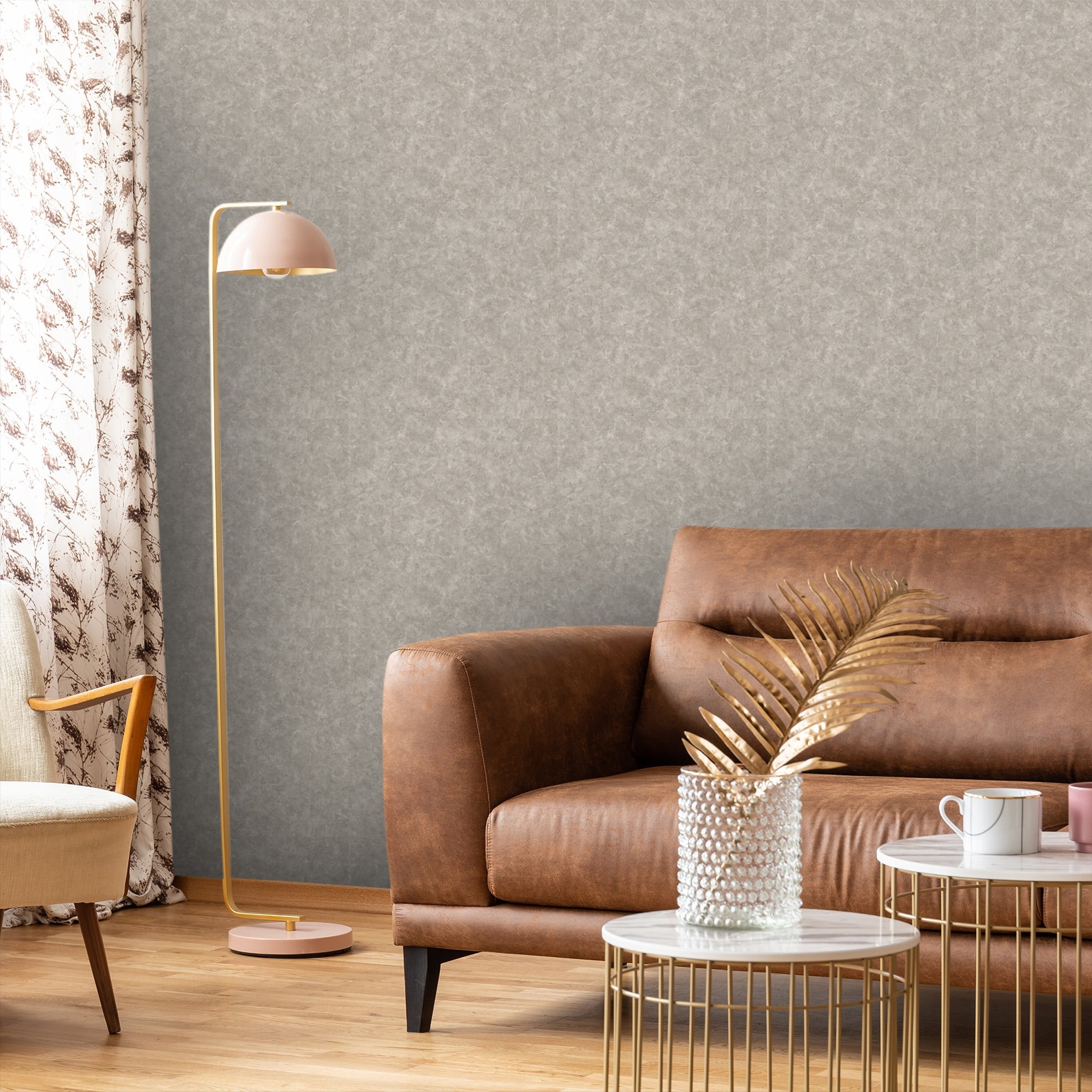 Textured Wallpaper Abstract|Plastered|Grunge in Brown