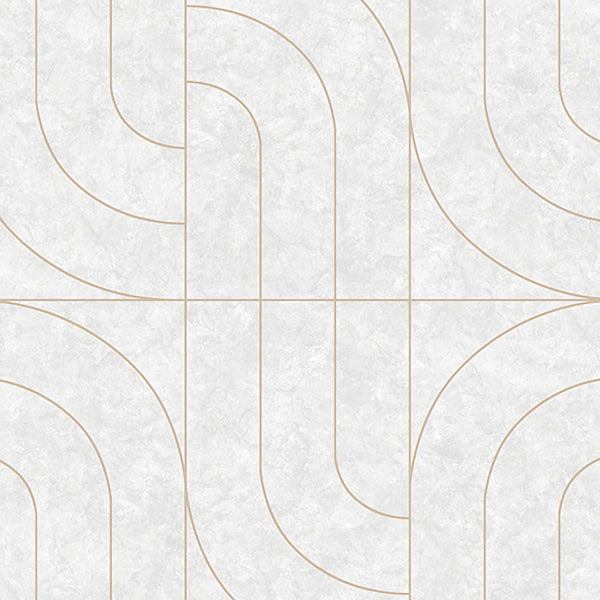 Textured Wallpaper Abstract|Plastered|Grunge|Geometric in Light Grey|Gold