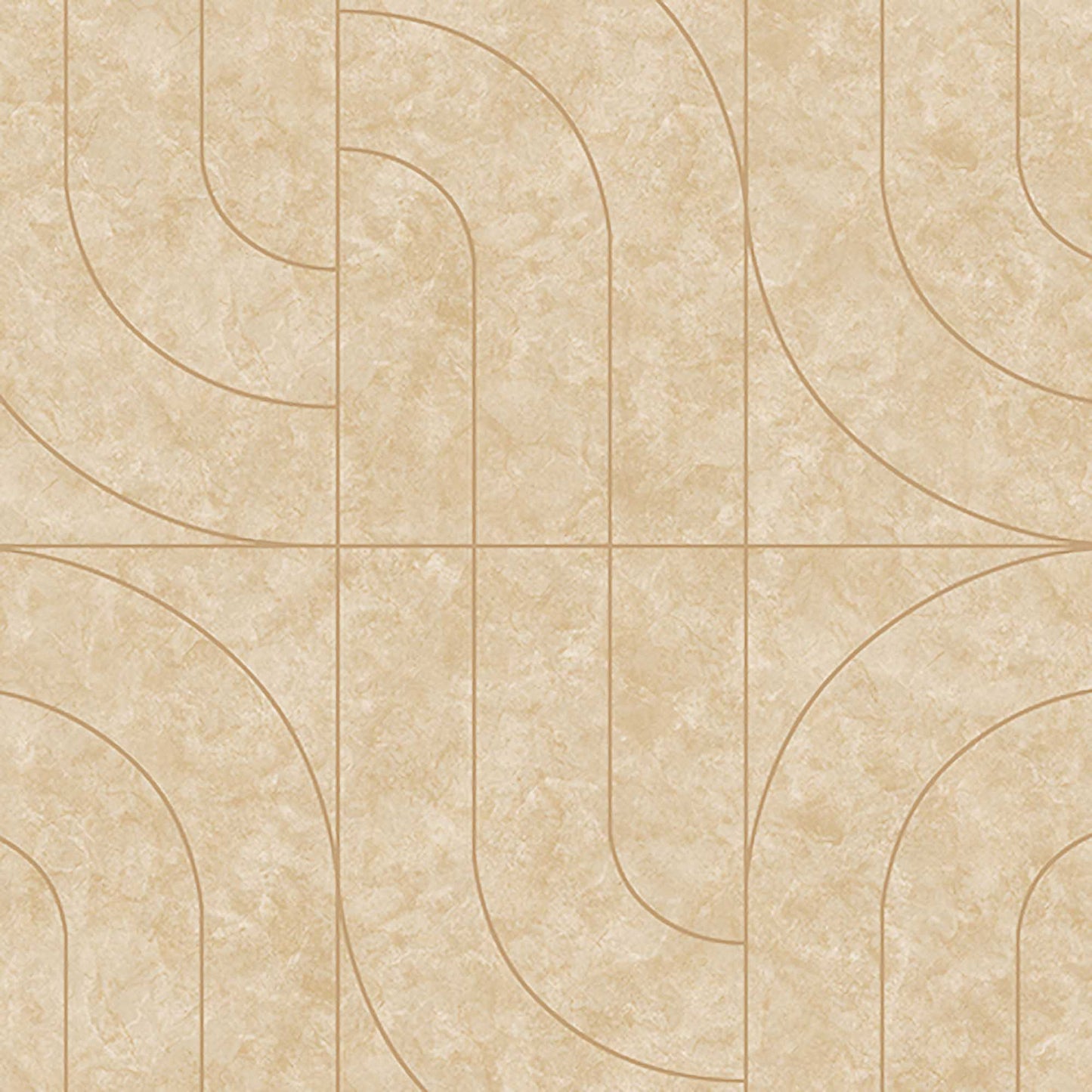 Textured Wallpaper Abstract|Plastered|Grunge|Geometric in Yellow|Beige