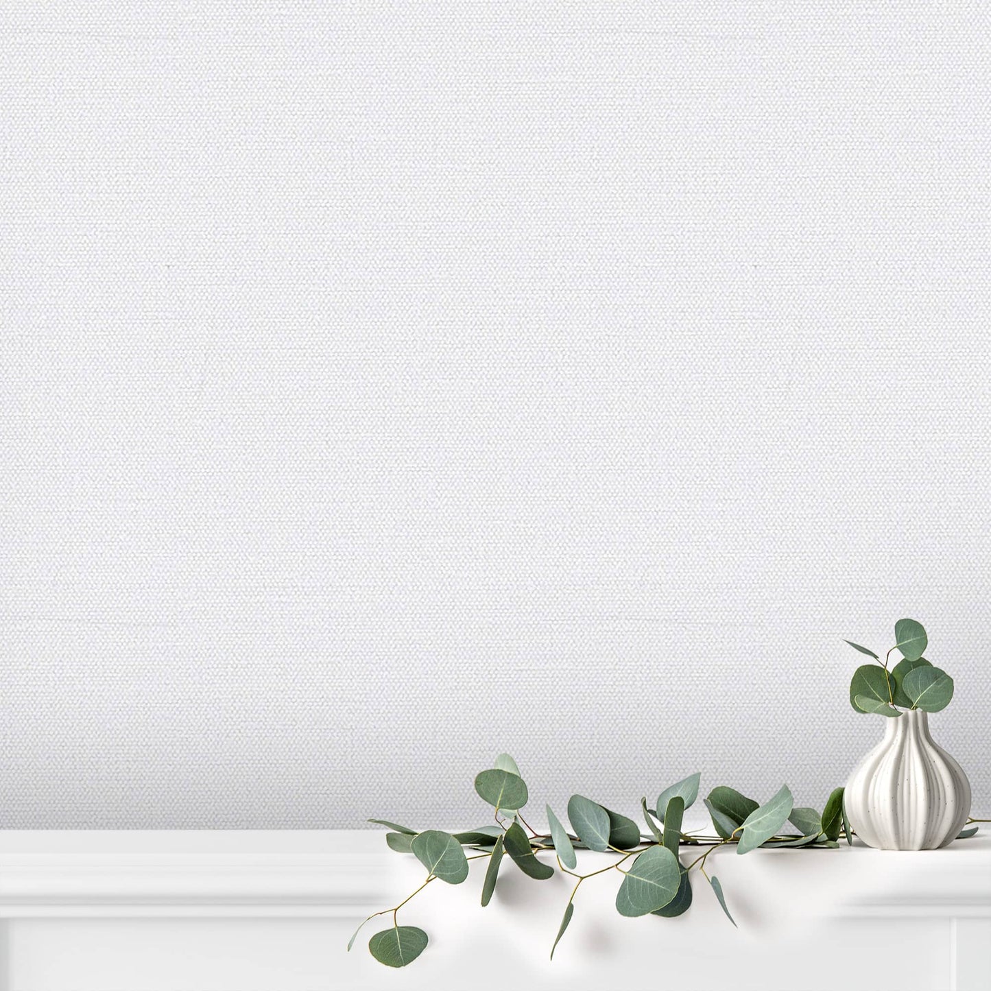 Textured Wallpaper Fabric in Light Grey