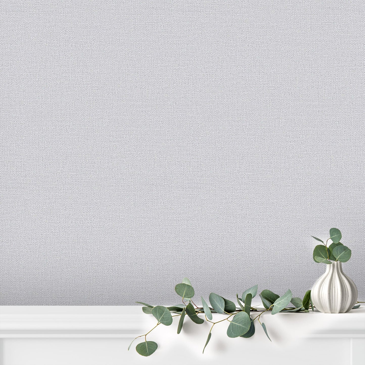 Textured Wallpaper Fabric in Grey