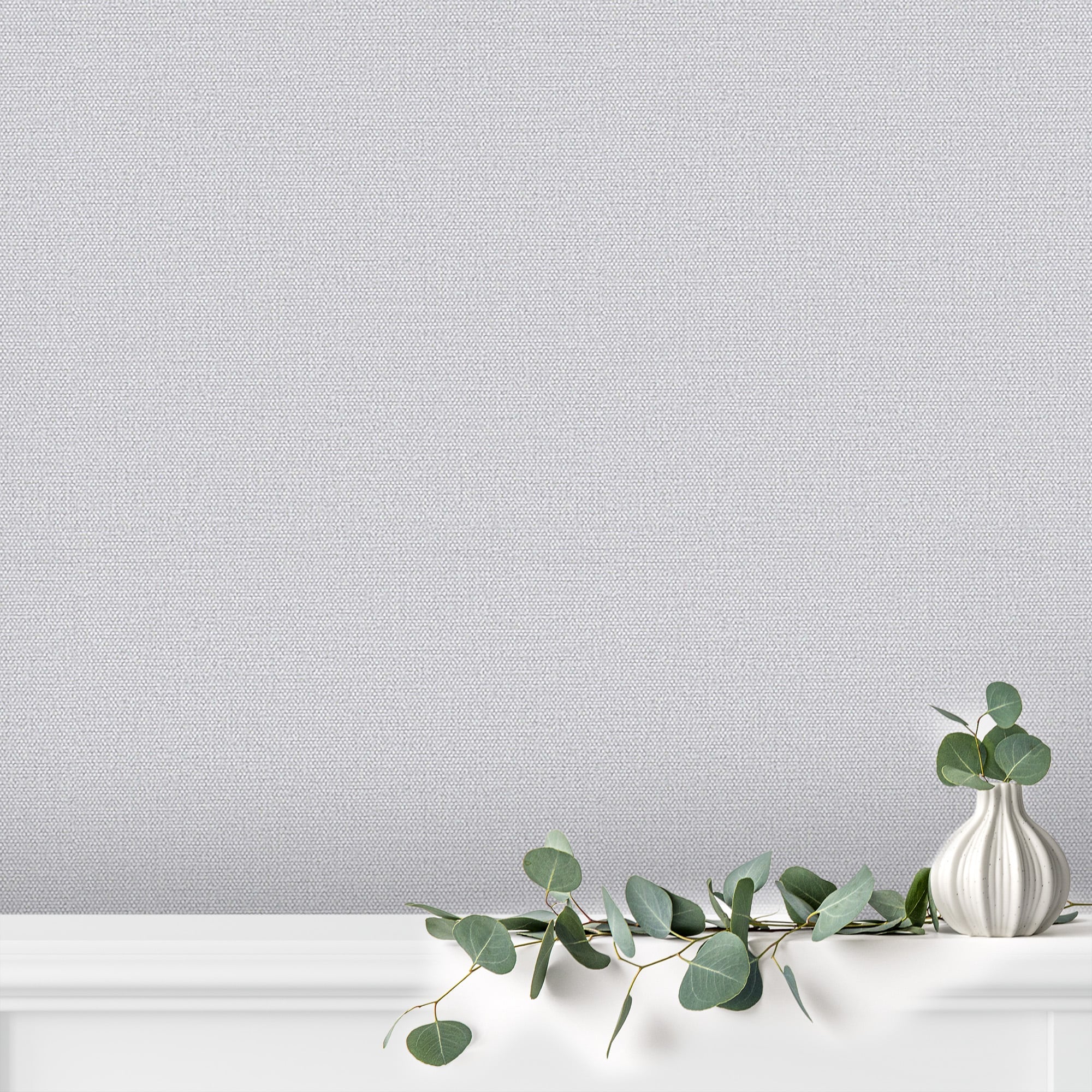 Textured Wallpaper Fabric in Grey