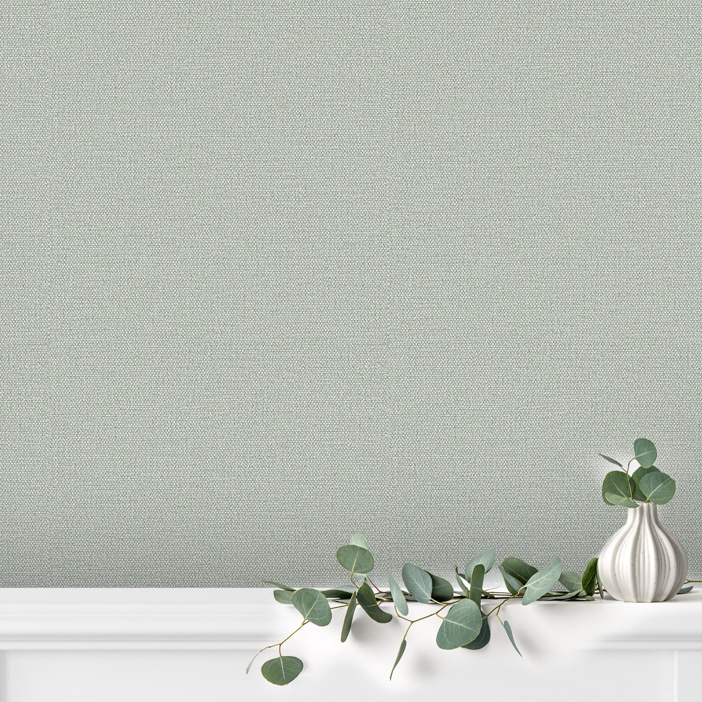 Textured Wallpaper Fabric in Green