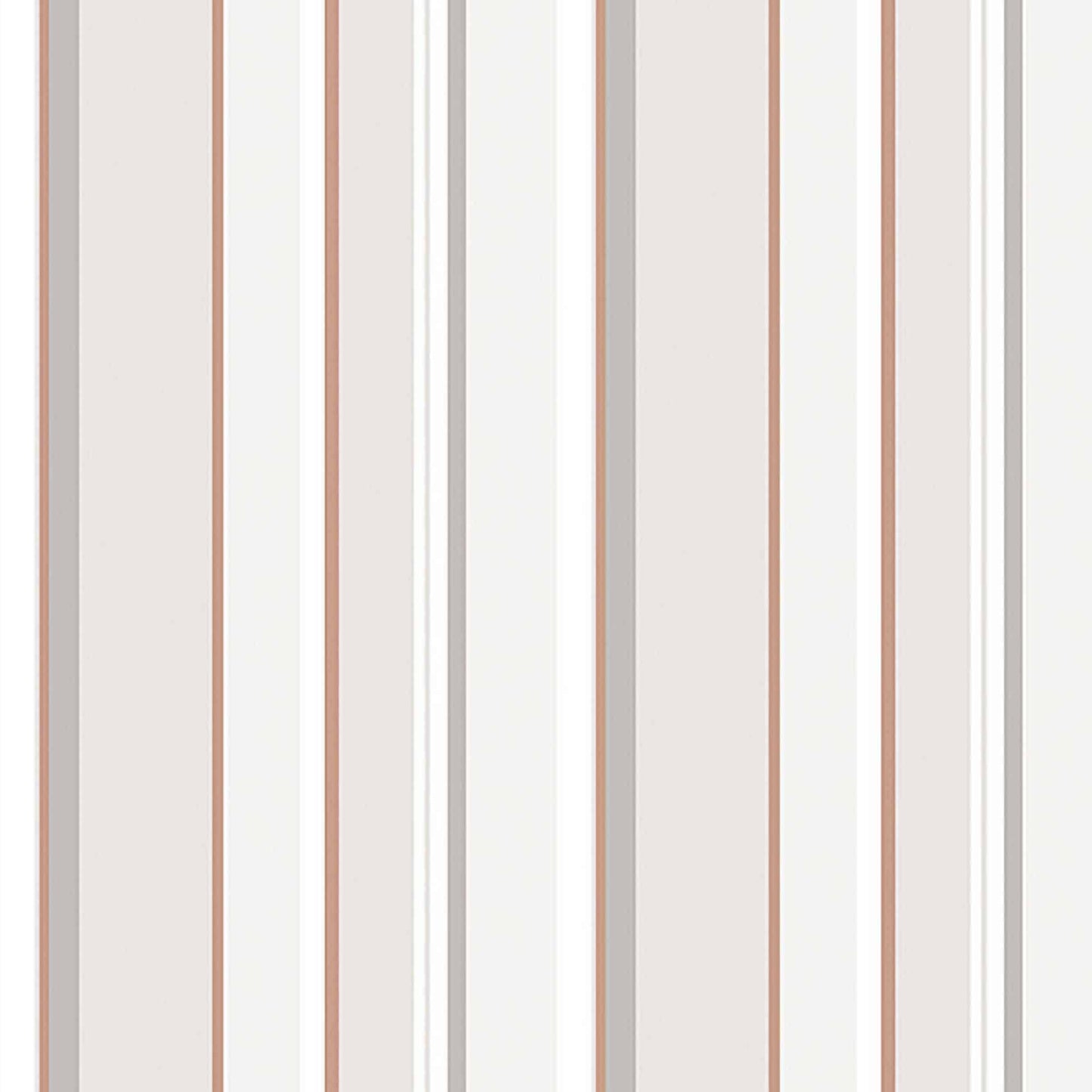 Textured Wallpaper Stripes in Copper|Grey