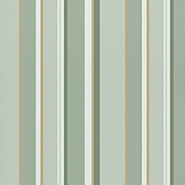 Textured Wallpaper Stripes in Green|Gold
