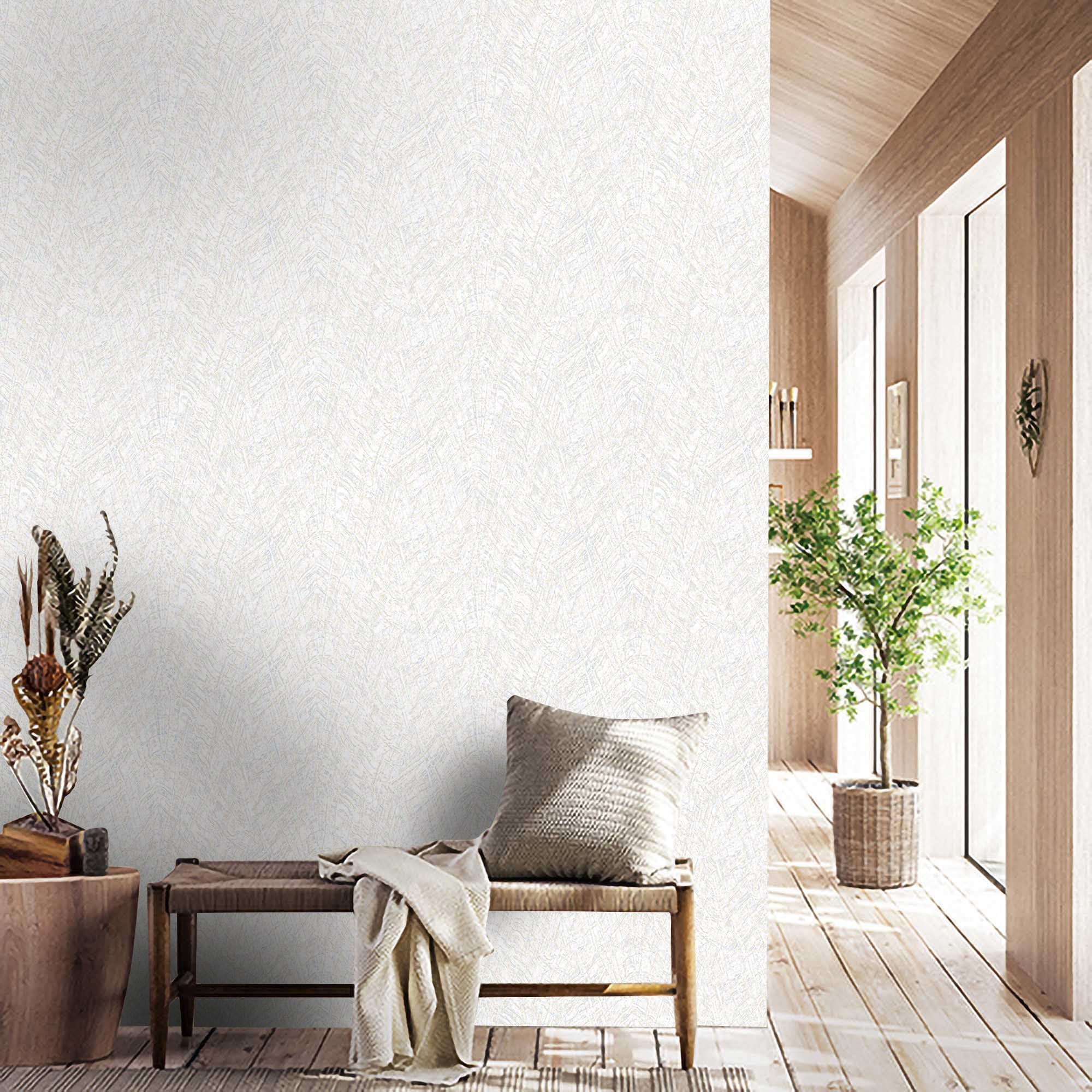 Textured Wallpaper Abstract|Plastered|Grunge in Light Blue|Gold