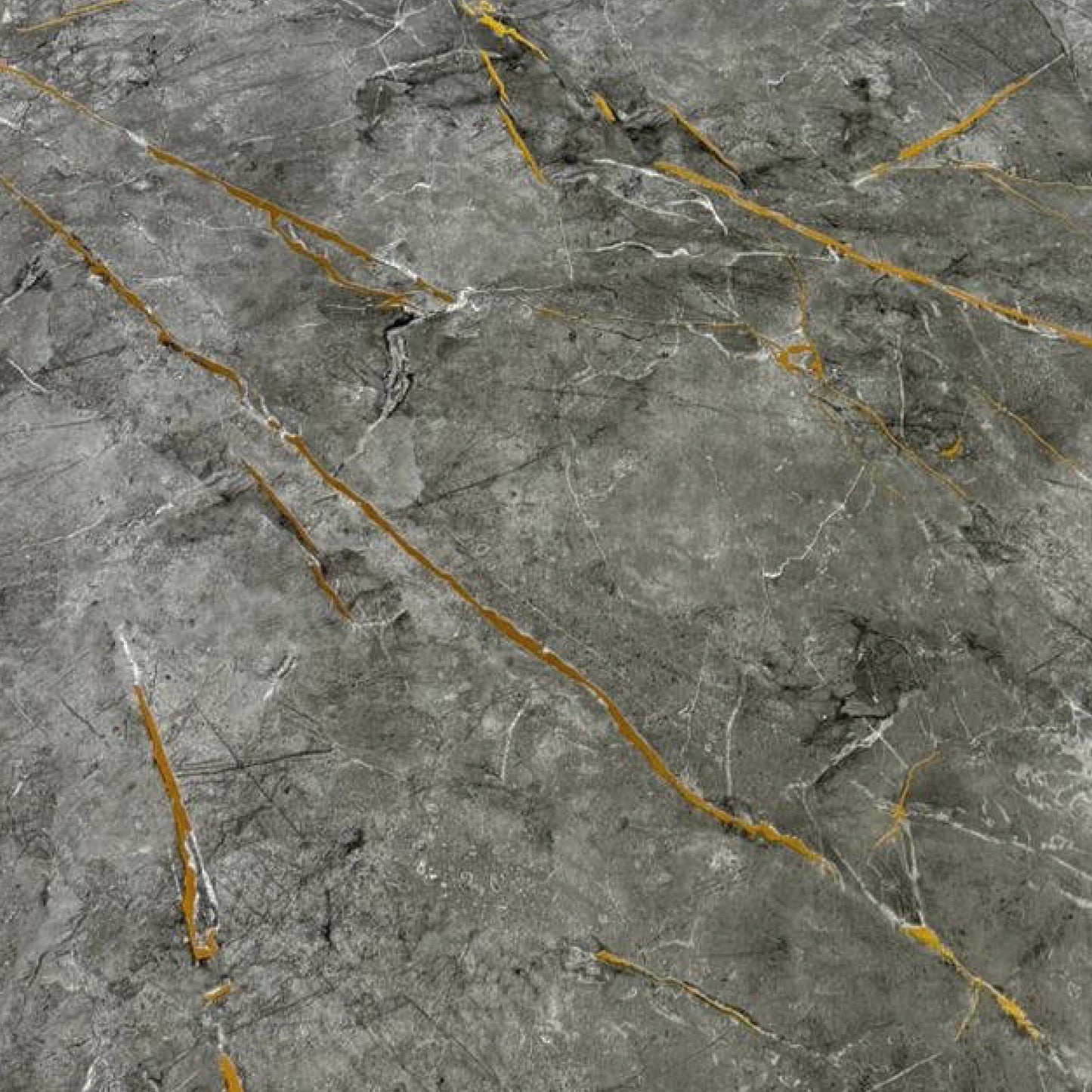 UV Marble Full Size Wall Panels 4ft x 9ft, High Gloss Panels - Backsplash, Bathroom, Accent Walls - Grey, Gold Veins