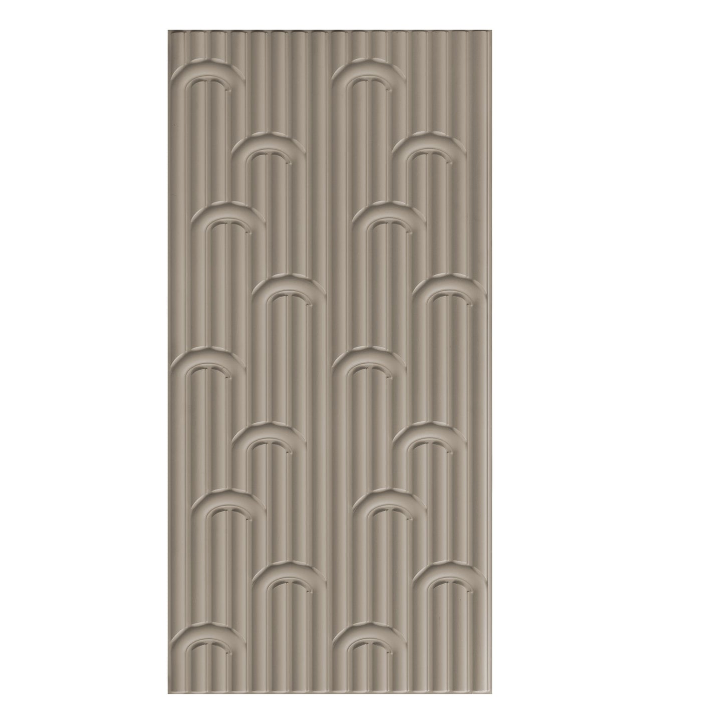 3D Peel and Stick Wall Panels - Soft-Touch Matte Finish, 1.6 ft X 3.4 ft - Alpaca Grey