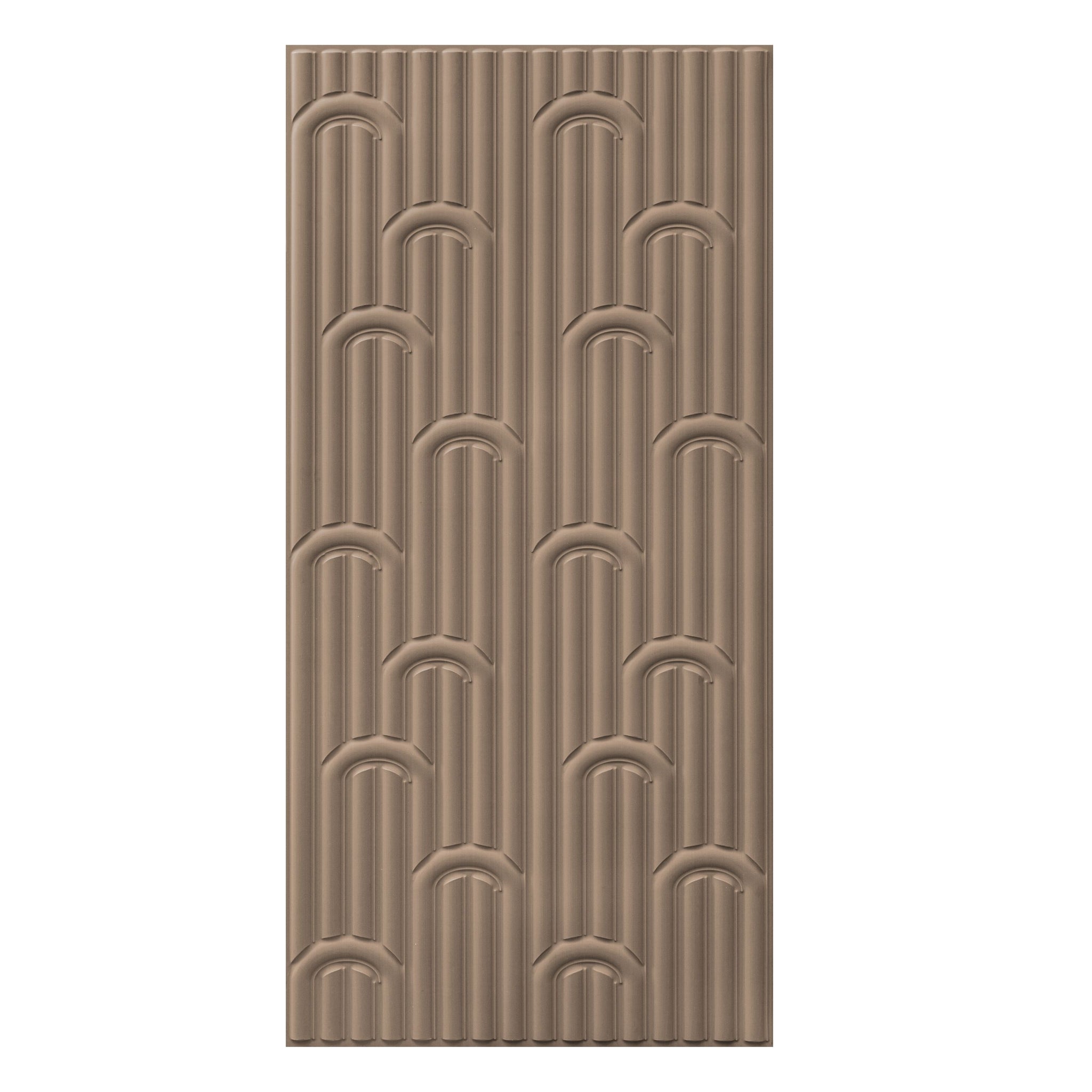 3D Peel and Stick Wall Panels - Soft-Touch Matte Finish, 1.6 ft X 3.4 ft - Rose Taupe