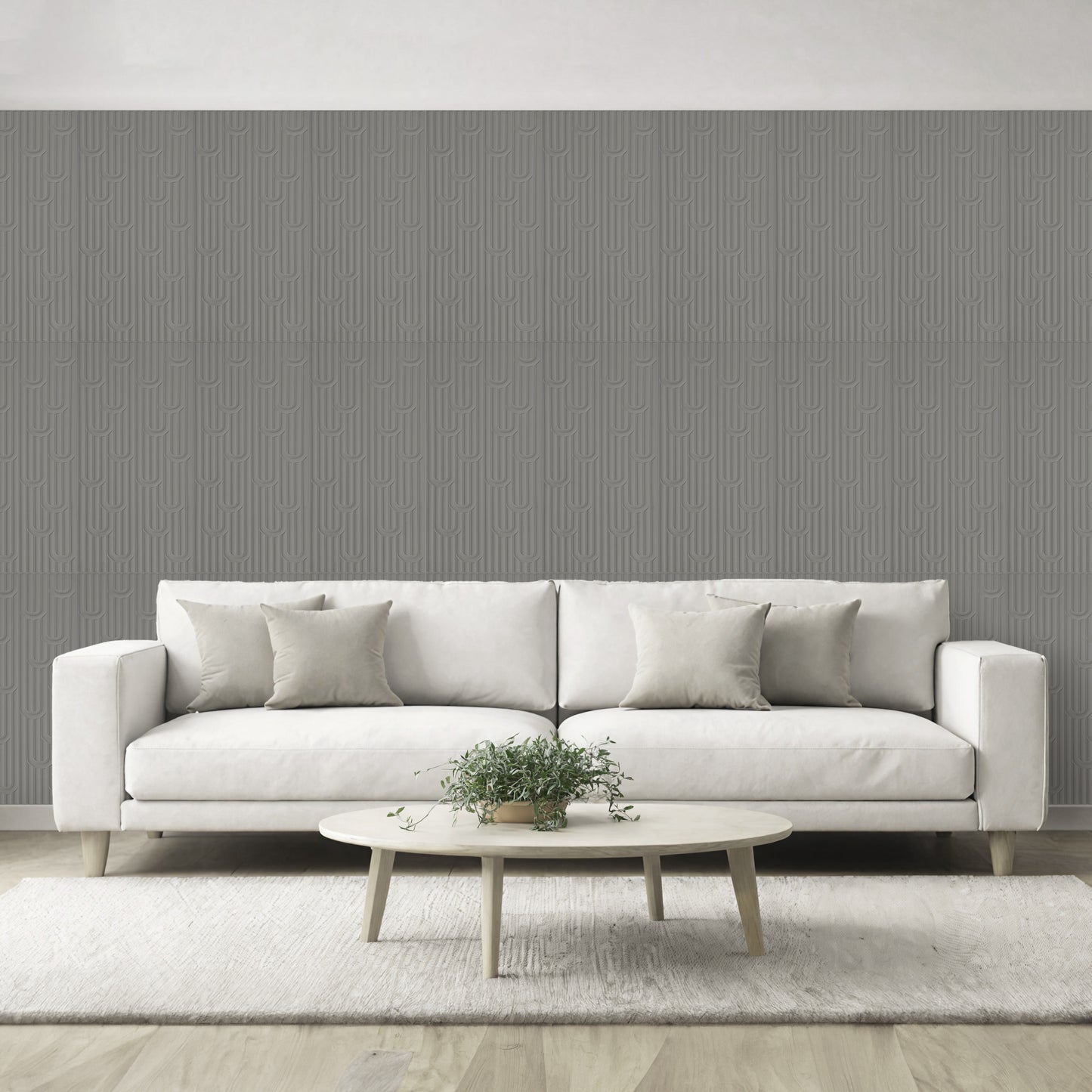 3D Peel and Stick Wall Panels - Soft-Touch Matte Finish, 1.6 ft X 3.4 ft - Rose Taupe