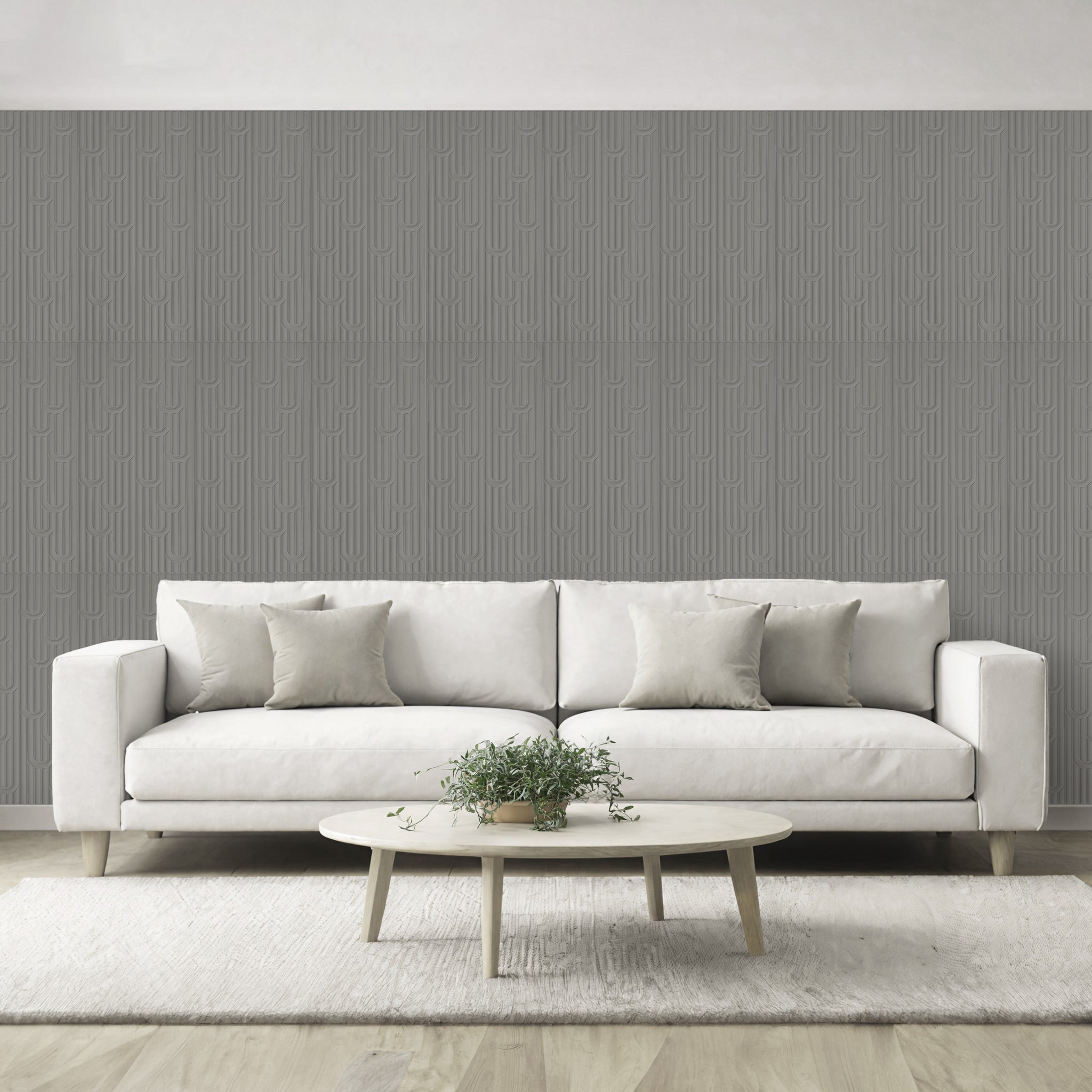 3D Peel and Stick Wall Panels - Soft-Touch Matte Finish, 1.6 ft X 3.4 ft - Rose Taupe